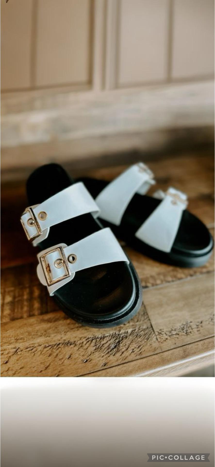Chunky Slip-On Sandals for Women - Comfortable Beach Shoes with Sunset in Cabo Design | Perfect for Vacation, Summer Outfits & Casual Wear