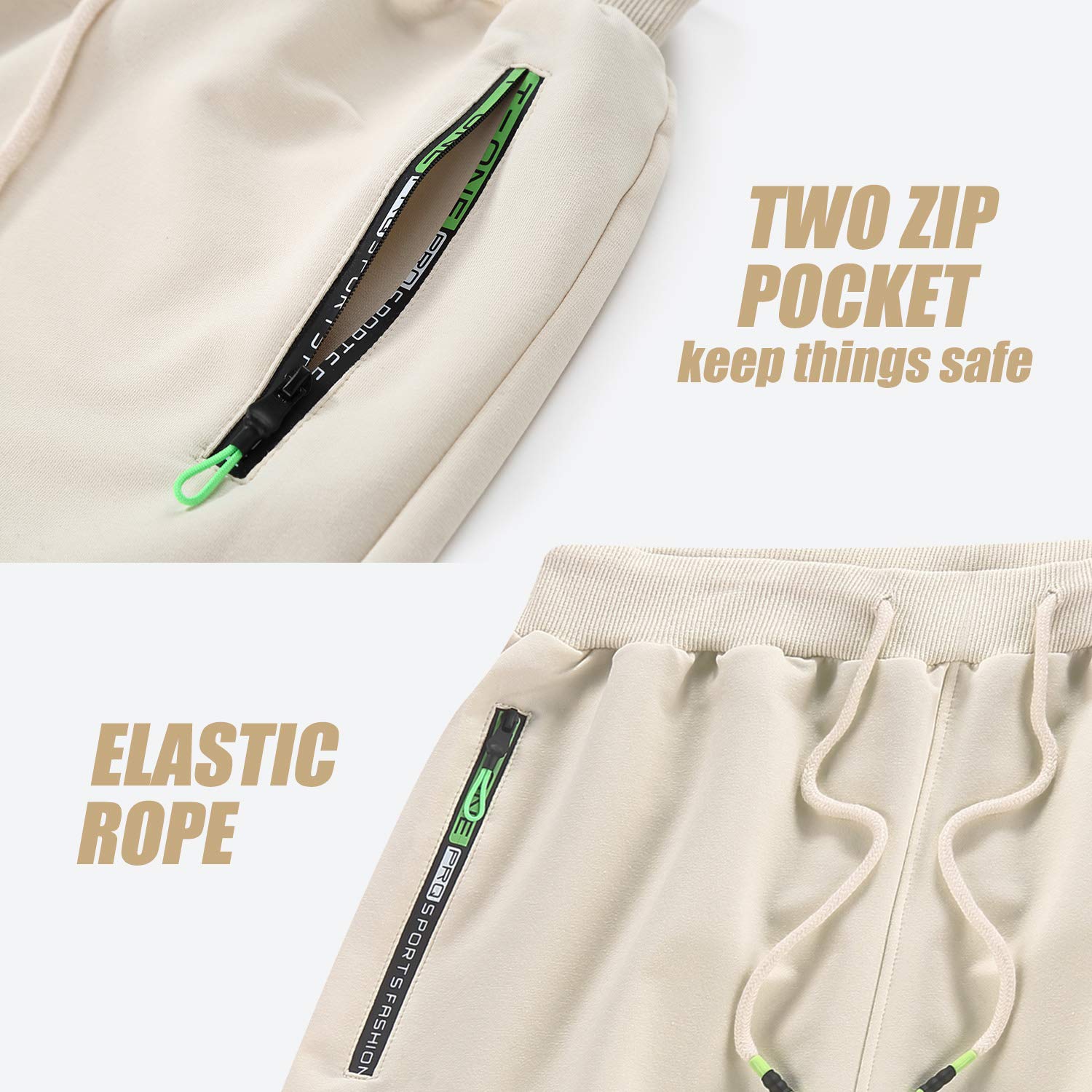 YTD Men's Casual Classic Fit Drawstring Shorts - Elastic Waist Summer Beach Shorts with Pockets | Perfect for Outdoor Activities, Travel & Relaxation