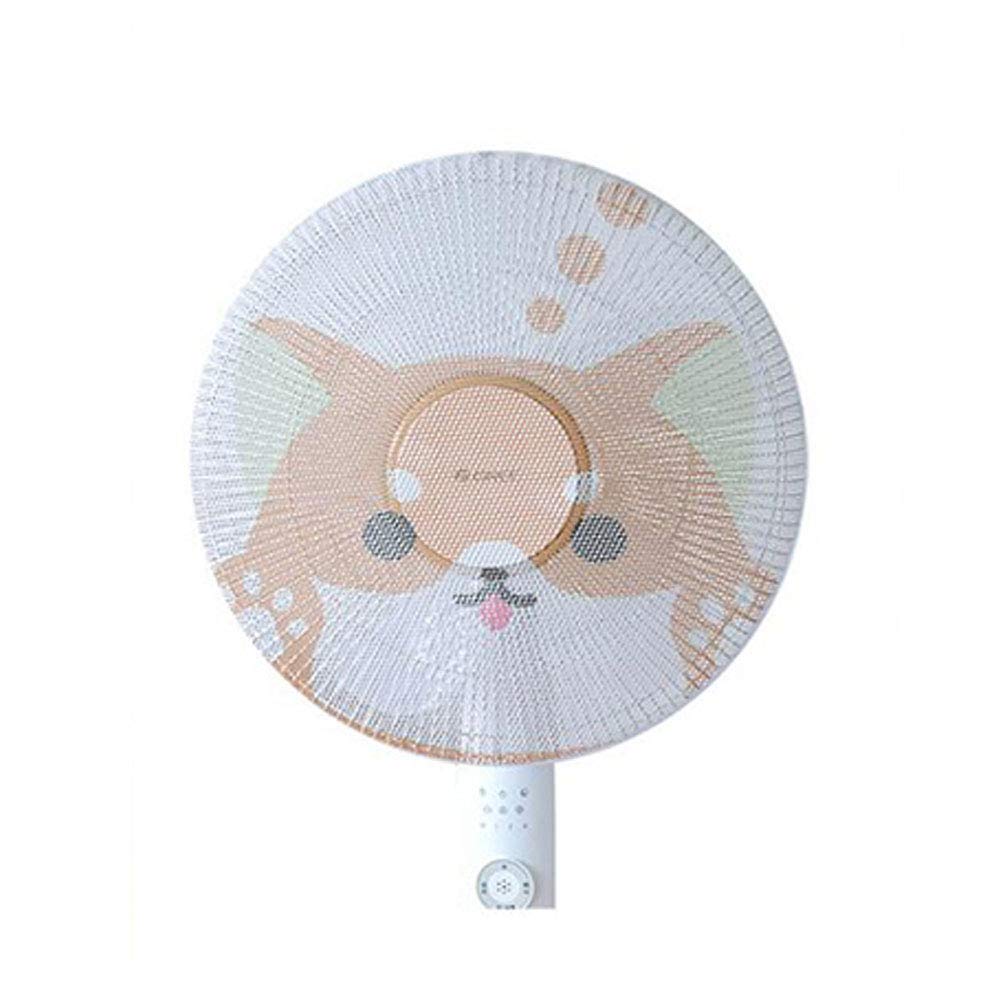 2 Pack Cartoon Fan Finger Protector & Dust Cover - 18 Inch Washable Safety Net for Kids, Dustproof Fan Guard for Home, Office, and Nursery Use