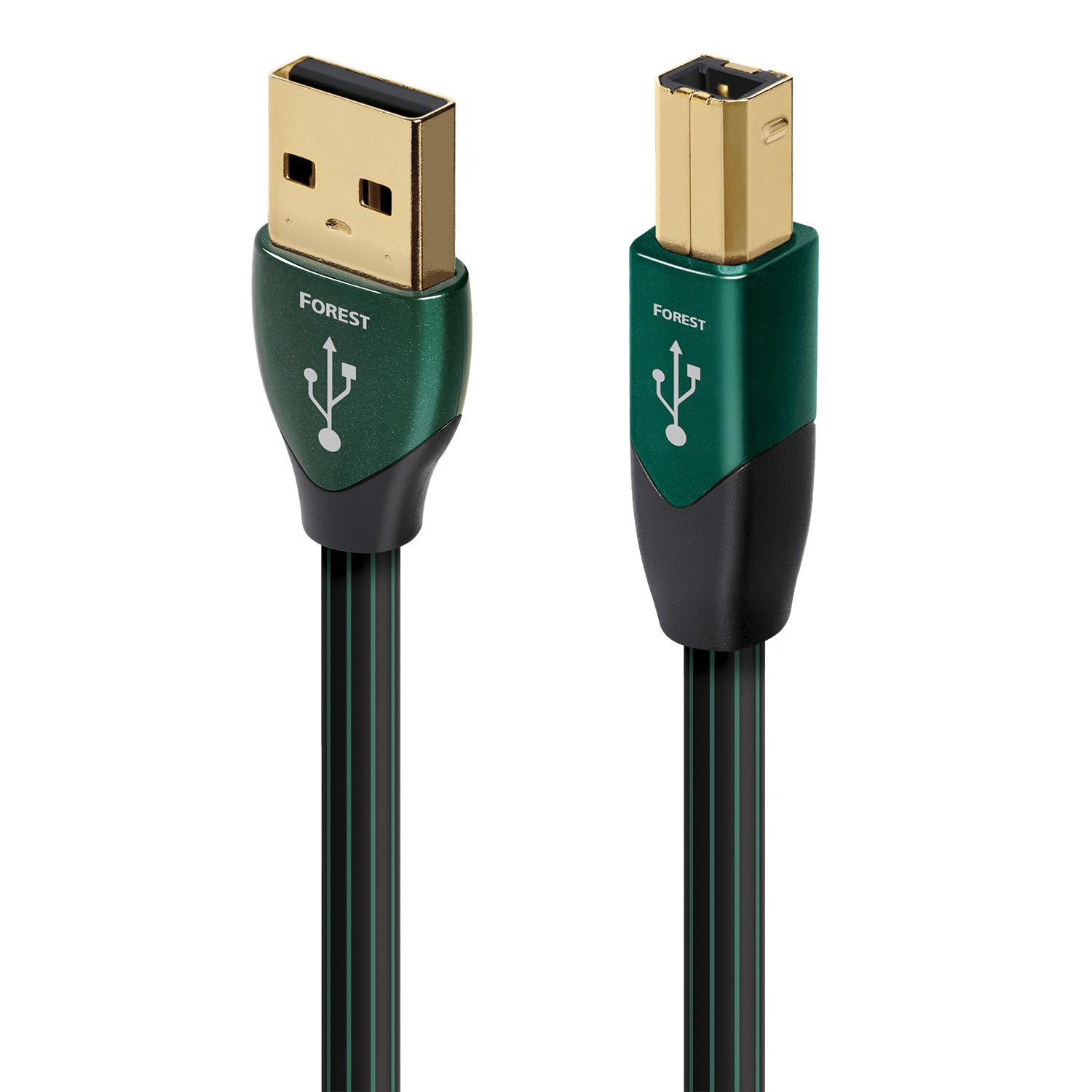 AudioQuest Forest 5m USB-A to USB-B High-Speed Digital Audio Cable for Home Theater & Studio Recording