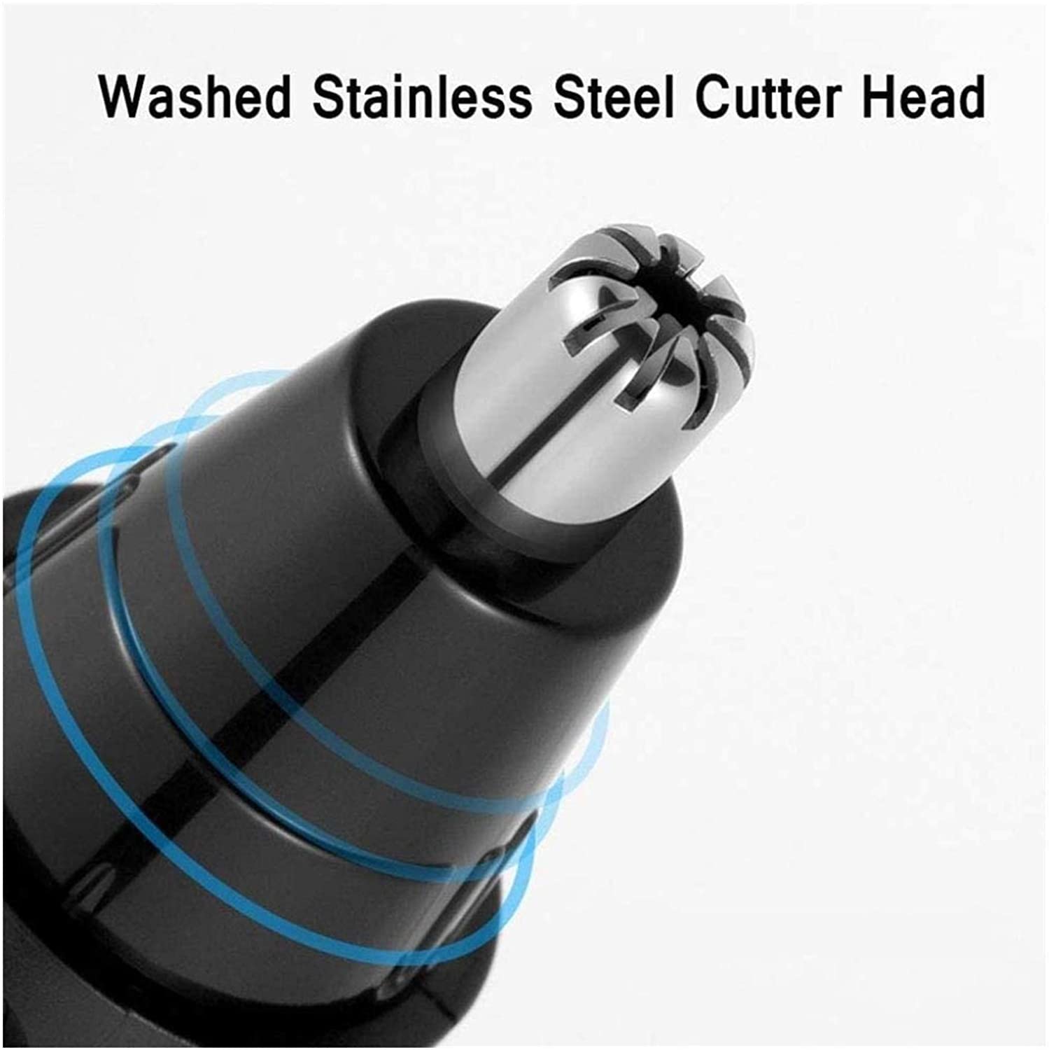 Rechargeable Nose and Ear Hair Trimmer for Men - Wet/Dry Use, Easy to Clean Grooming Kit - Perfect for Travel, Home & Personal Care Routine