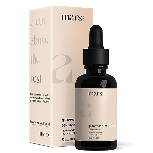 GHC Vitamin C Face Serum for Skin Brightening & Glowing Skin - 5% Niacinamide & Hyaluronic Acid - Reduces Scars, UV Protection, Hydration Boost - Chemical-Free, All Skin Types, Men & Women - 30ml | Perfect for Daily Skincare Routine, Anti-Aging & Dark Spot Treatment