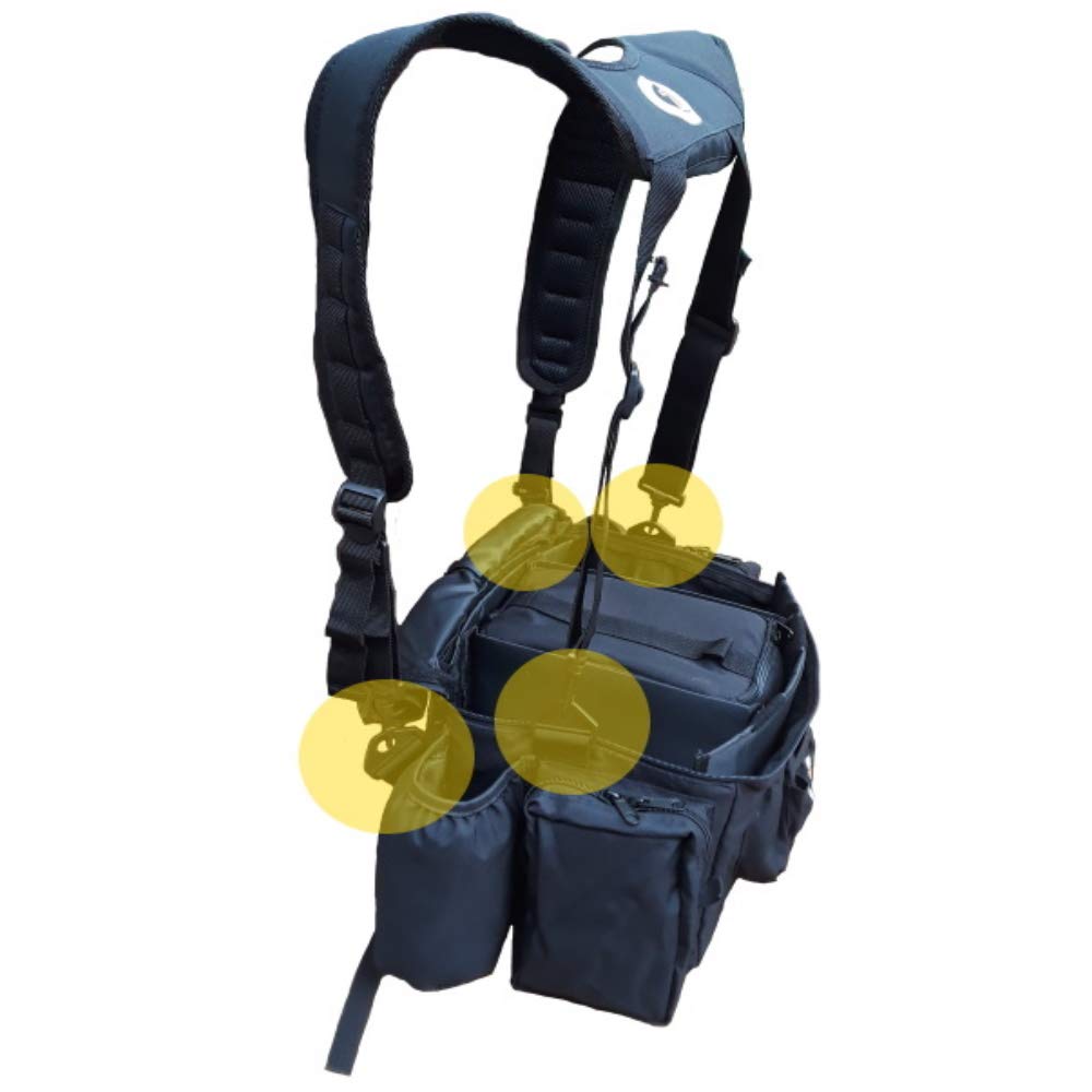 Disc Golf Cooler Backpack Bag - 13 to 22 Disc Capacity with Removable Insulated Cooler for 6-Pack, Adjustable Straps, Perfect for Tournaments & Outdoor Adventures (Red)