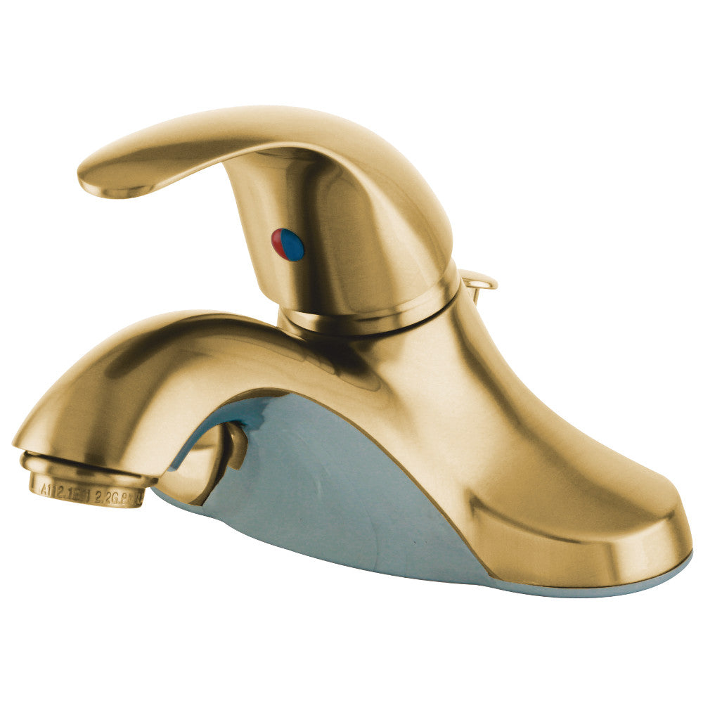 Kingston Brass KB6542LL Single Handle 4 in. Centerset Bathroom Faucet