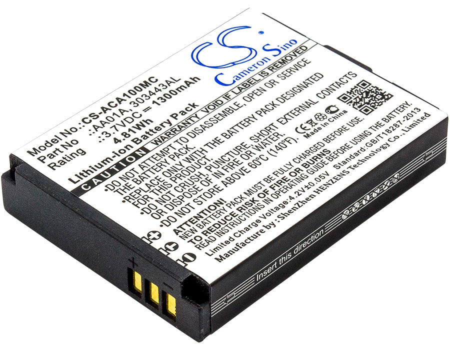 Activeon CX GOLD DKA10W B DX LKA10W B LX Replacement Battery for Digital Cameras - Compatible with [List Camera Models] - Perfect for Travel Photography & Outdoor Shooting