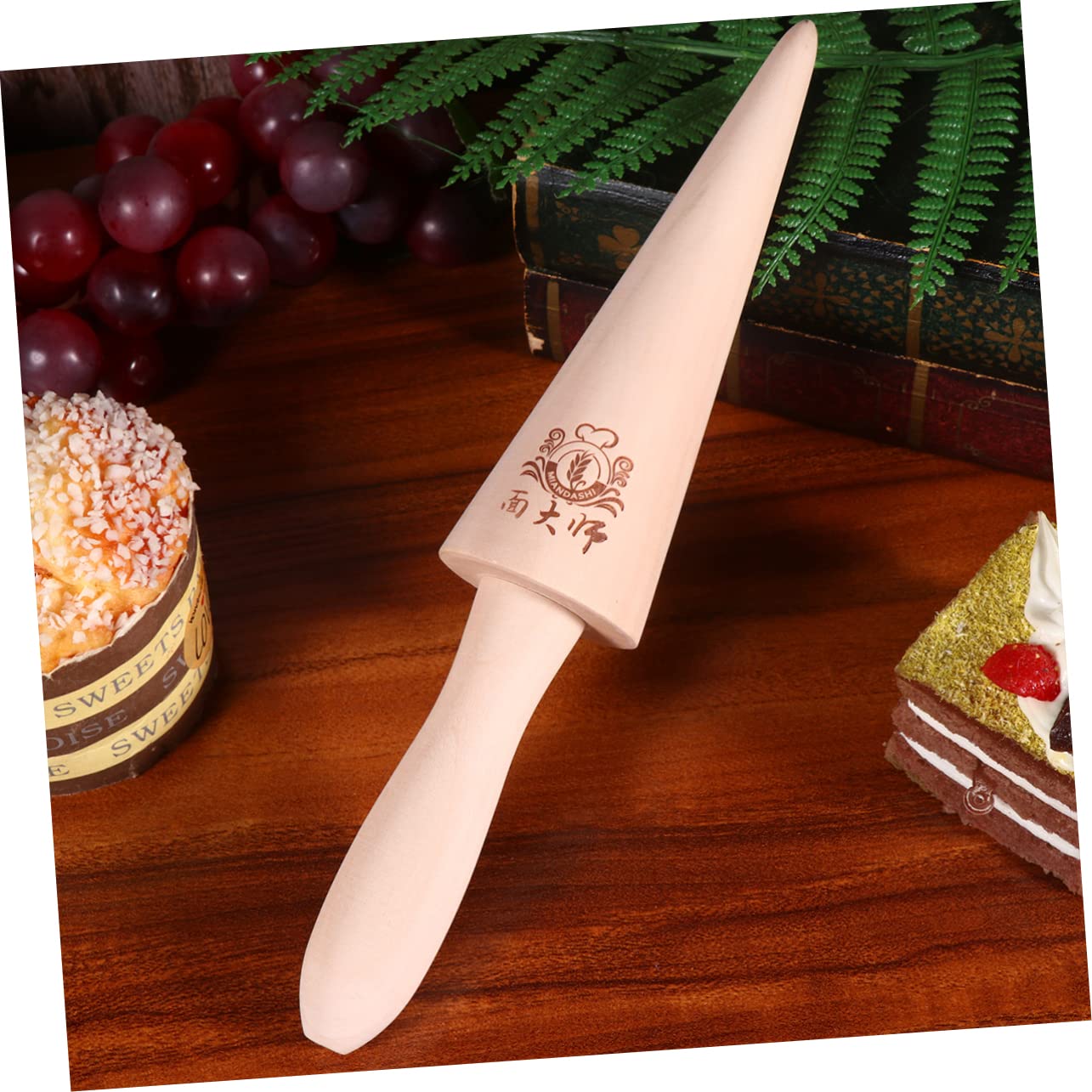 Zerodeko Large Egg Cone Roller Waffle Cone Maker - Washable Stainless Steel Ice Cream Cone Mold for Homemade Desserts - Perfect for Parties, Ice Cream Shops & Family Treats