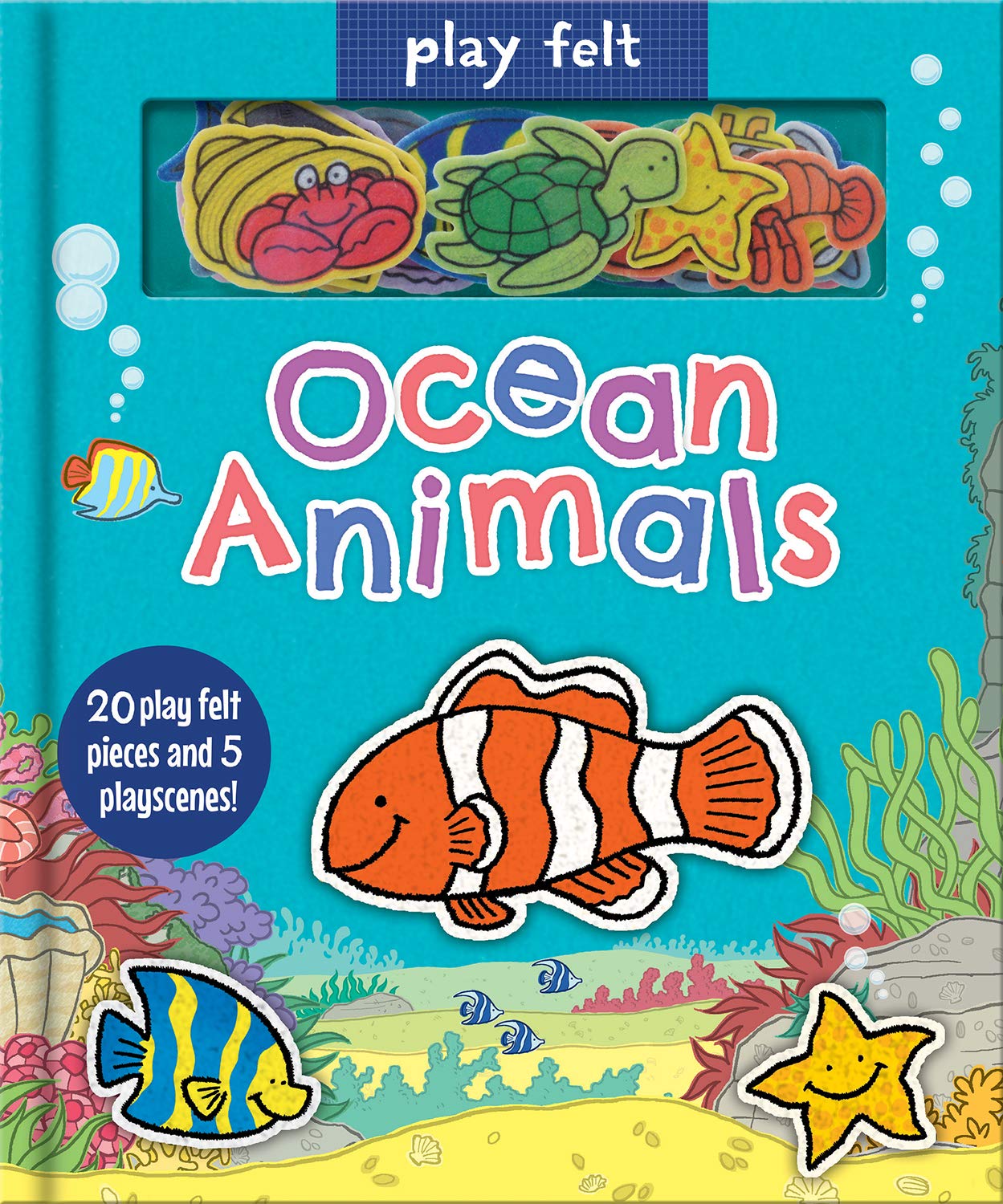 Soft Felt Ocean Animal Toys for Kids Playtime & Learning