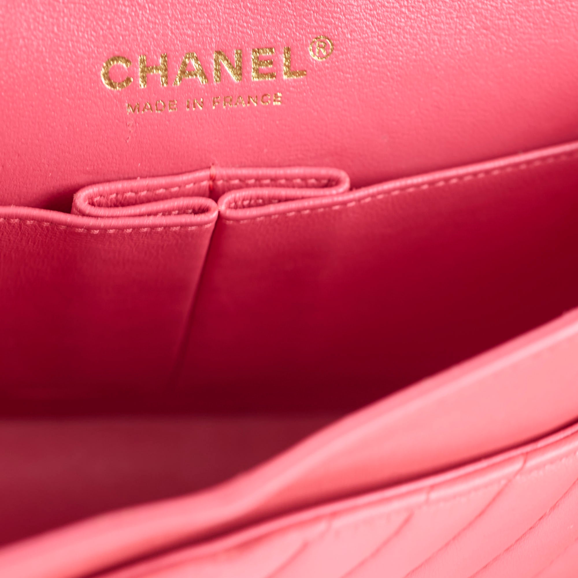 Chanel Medium Chevron Classic Flap Bag in Pink Calfskin Leather - Luxury Handbag for Women, Perfect for Parties & Evening Events