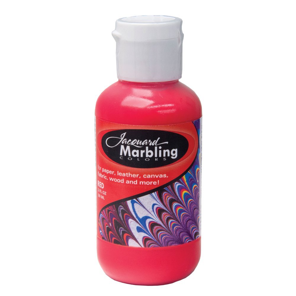 Premium Jacquard Marbling Color 2 Oz - Vibrant Red Dye for Fabric, Yarn & DIY Crafts | Perfect for Tie-Dye, Batik & Home Decor Projects