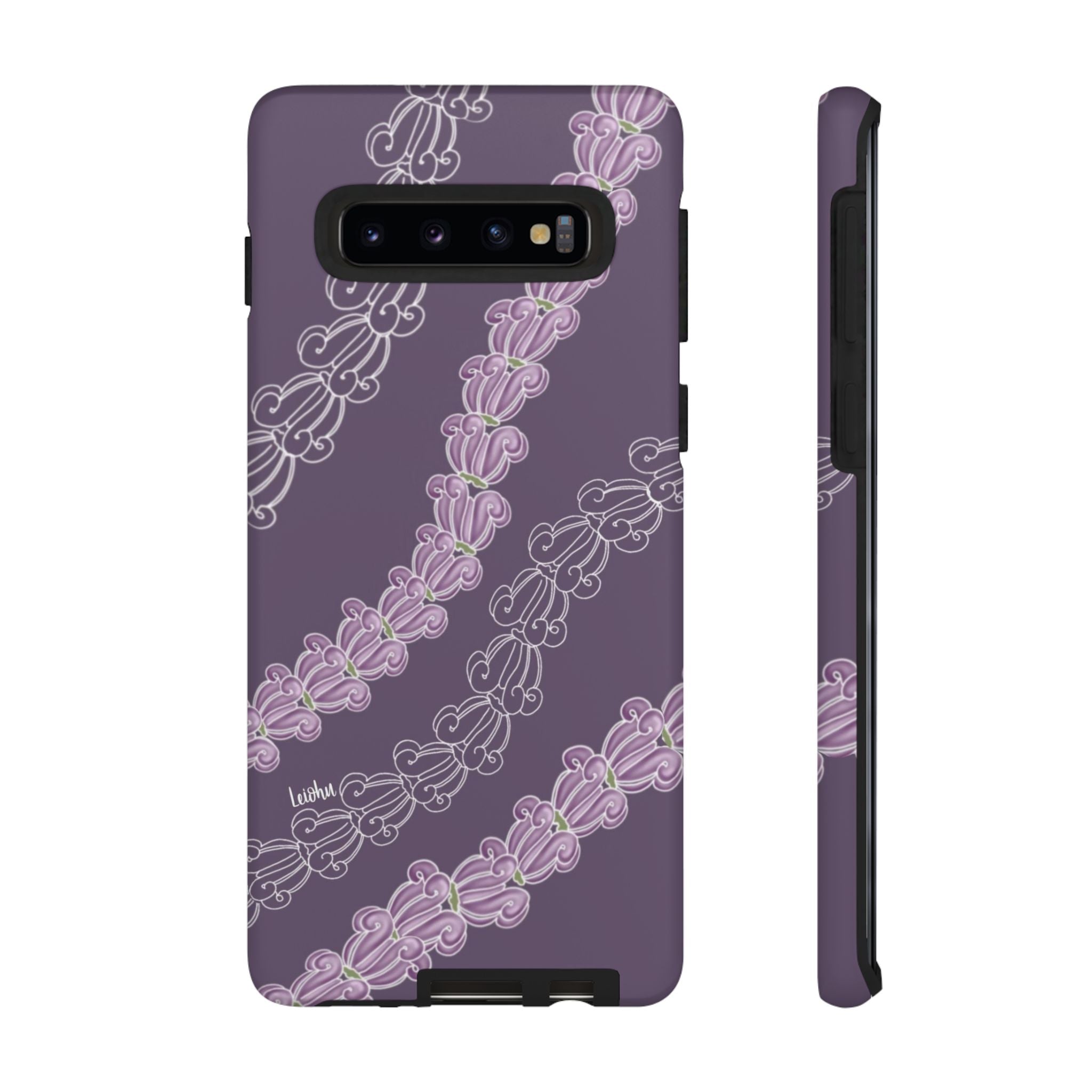 Samsung Galaxy Phone Case with Crown Lei Design - Durable Protective Cover for Samsung Galaxy Series | Perfect for Hawaiian Parties, Luaus, and Tropical Themed Events