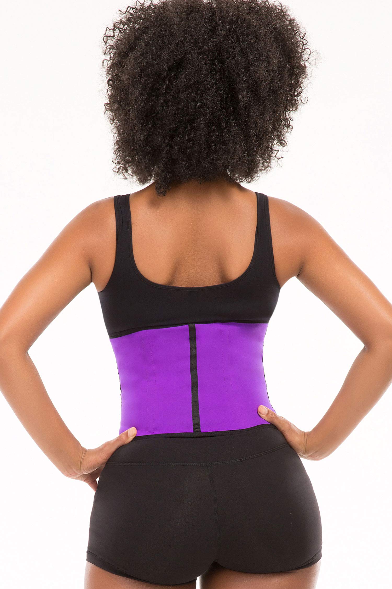 TruFigure® Colombian Sport Latex Waist Trainer & Cincher for Women - 3 Hook Adjustable Postpartum Corset for Tummy Control & Body Shaping - Perfect for Gym, Workouts & Everyday Wear