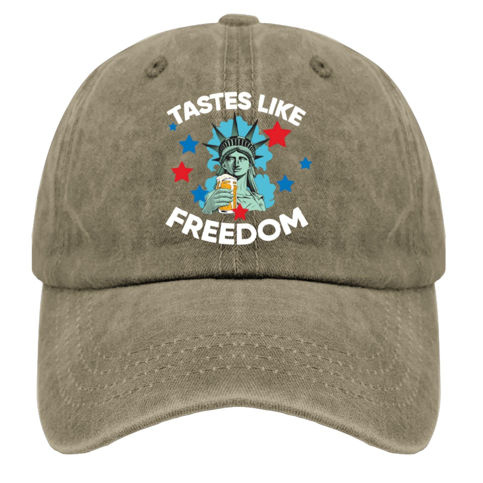 Patriotic 4th of July Baseball Caps for Men & Women - Aumgo American Flag Design Unisex Adjustable Hat for Independence Day Celebrations, BBQ Parties, and Outdoor Festivals