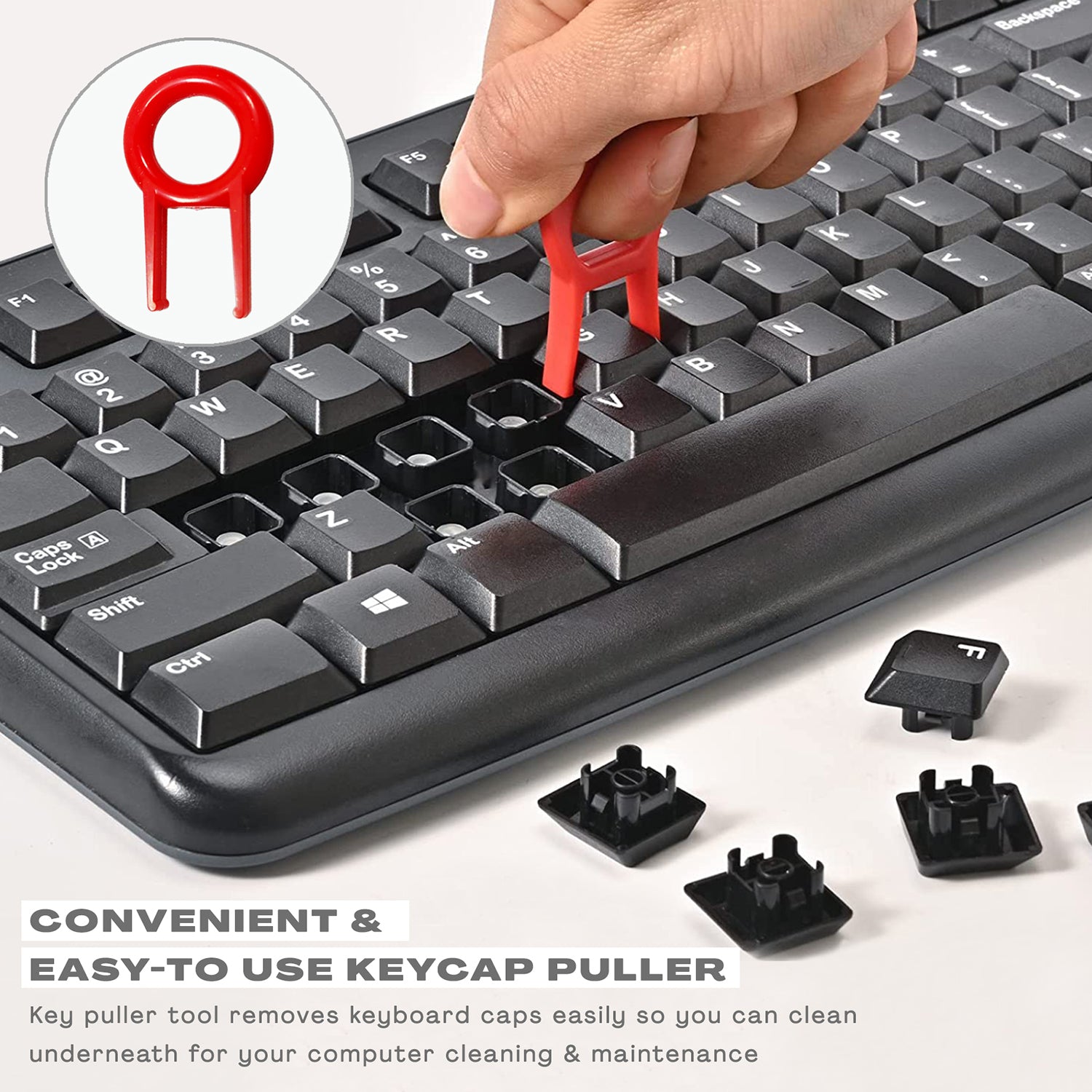 5 in 1 Laptop Keyboard Cleaner Kit - Soft Brush Cleaning Tool for Computers, Bluetooth Earbuds, Phones, Tablets & Cameras | Perfect for Office, Home & Travel Use