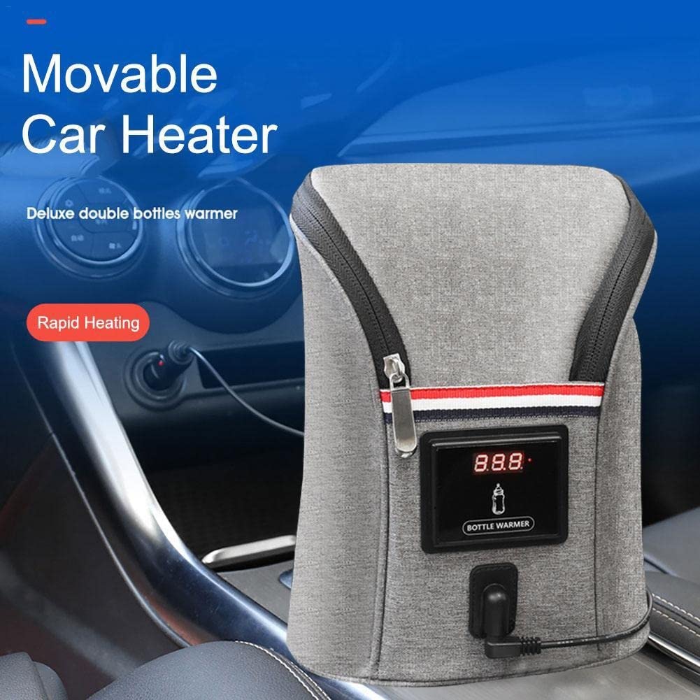 Portable USB Baby Bottle Warmer & Food Heater - Travel Car Dehydrator for Milk, Infant Feeding & Insulation | Perfect for Driving, Road Trips & On-the-Go Parents
