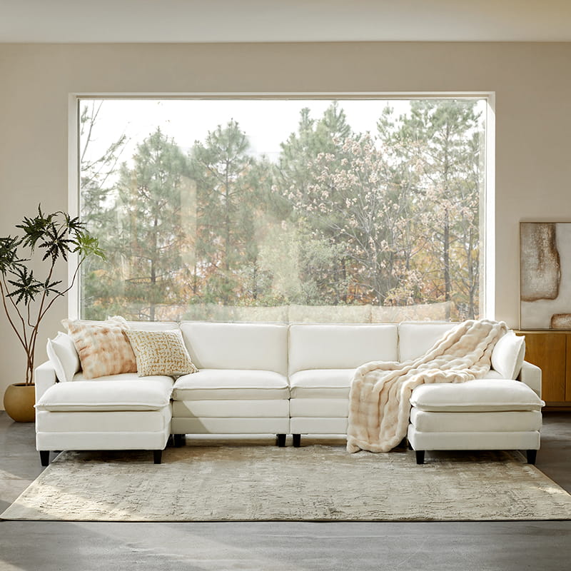 Aichele Sectional Sleeper Sofa with Triple Layer Cushions - Convertible L-Shaped Sofa Bed for Small Spaces, Comfortable Guest Bed & Living Room Furniture - Perfect for Apartments, Dorms and Home Theater Rooms