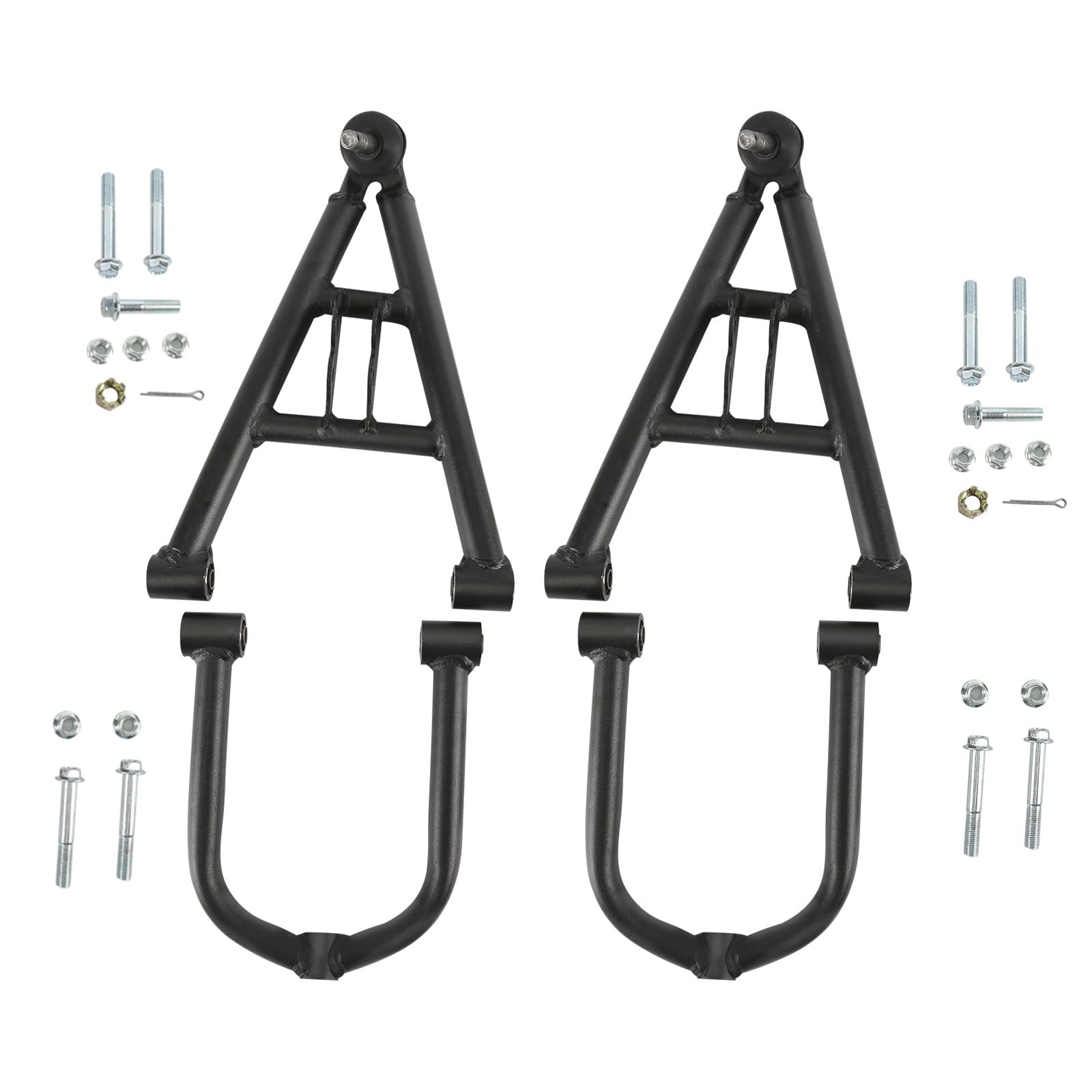 Quad Bike Front Swing Arm Extension Kit - Heavy Duty Upper & Lower Arms for DIY ATV & Go Kart Upgrades | Perfect for Off-Road Racing & Custom Builds
