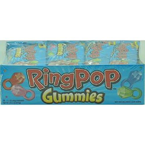 Topps Ring Pop Gummies - 16 Count (1.7 oz) X 2 Pack - Bulk Wholesale Sugar Candy for Parties, Halloween Treats & School Snacks