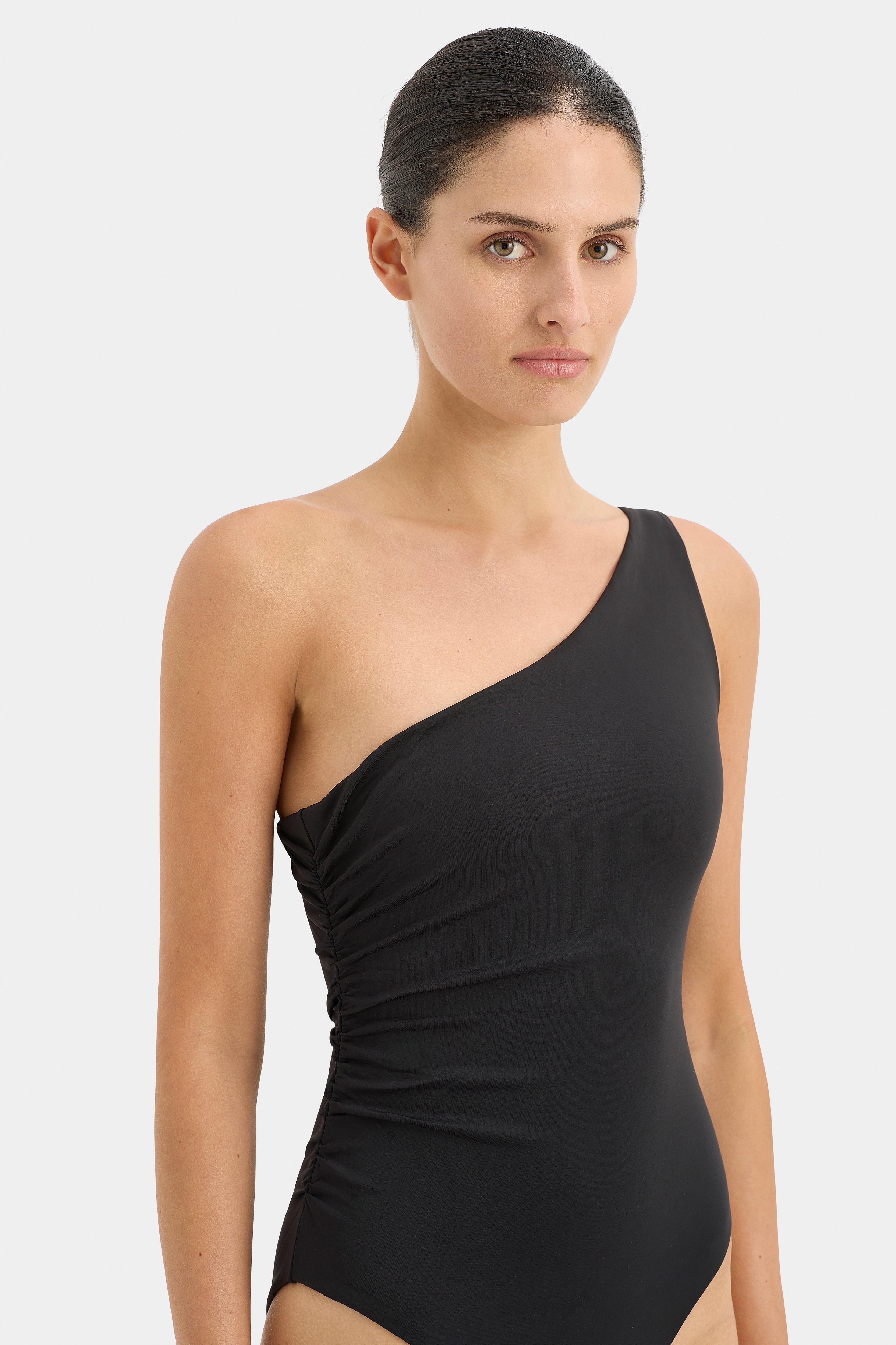 Hendry One Shoulder One Piece Swimsuit - Sexy Monokini Bathing Suit for Women, Perfect for Beach Vacation & Pool Party