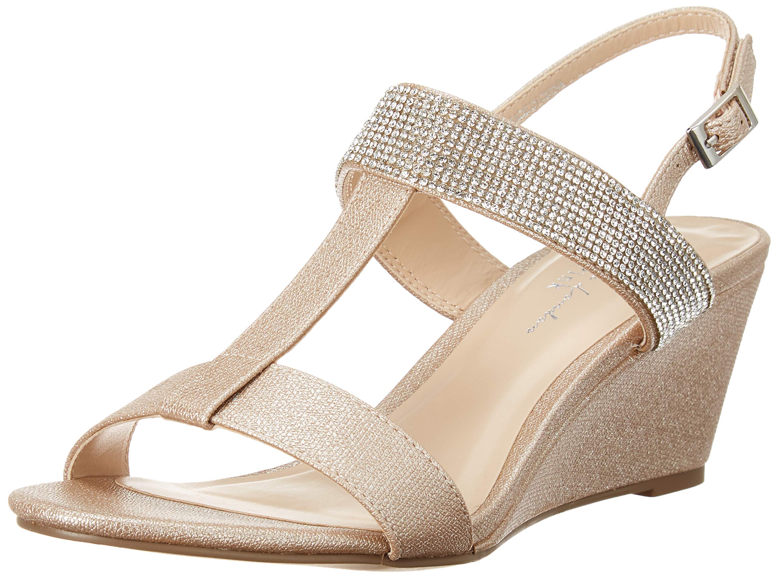 Paradox London Pink Women's Jacey Wedge Sandal - Comfortable Summer Casual Shoes for Women, Beach Wedding & Vacation Outfits