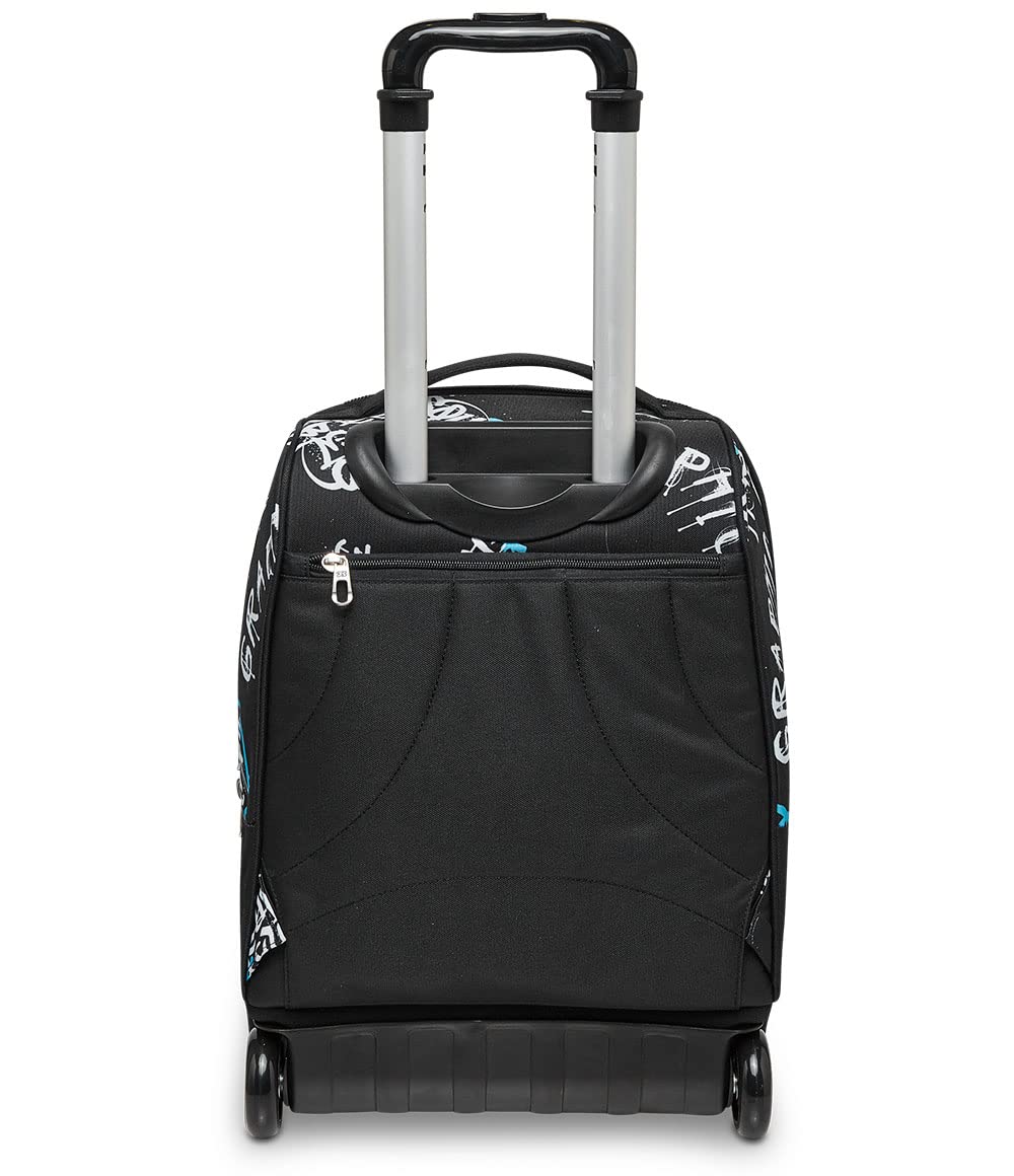 Abstract Graffiti Boy 2-in-1 Backpack with Cross-Over System for School & Travel + Sunglasses Case