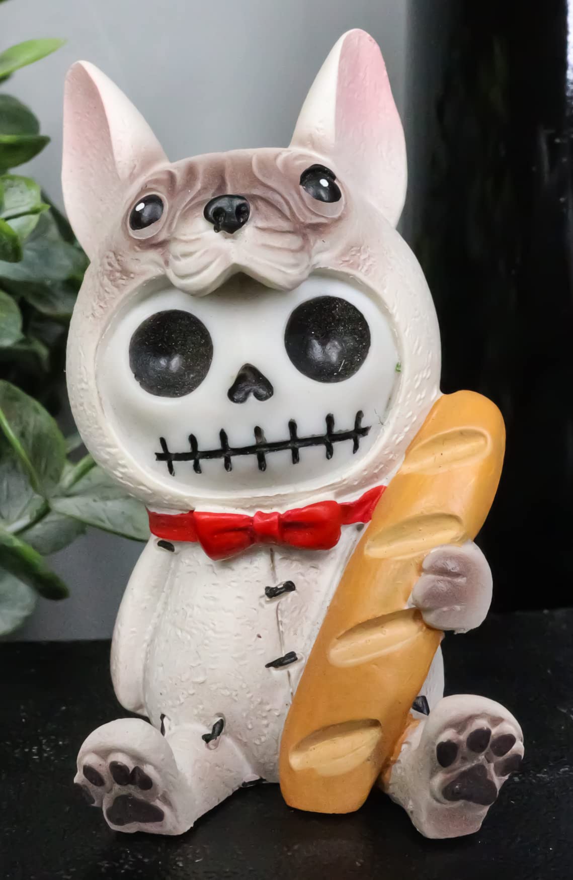 Ebros French Bulldog Furry Bones Collectible Statue - 3