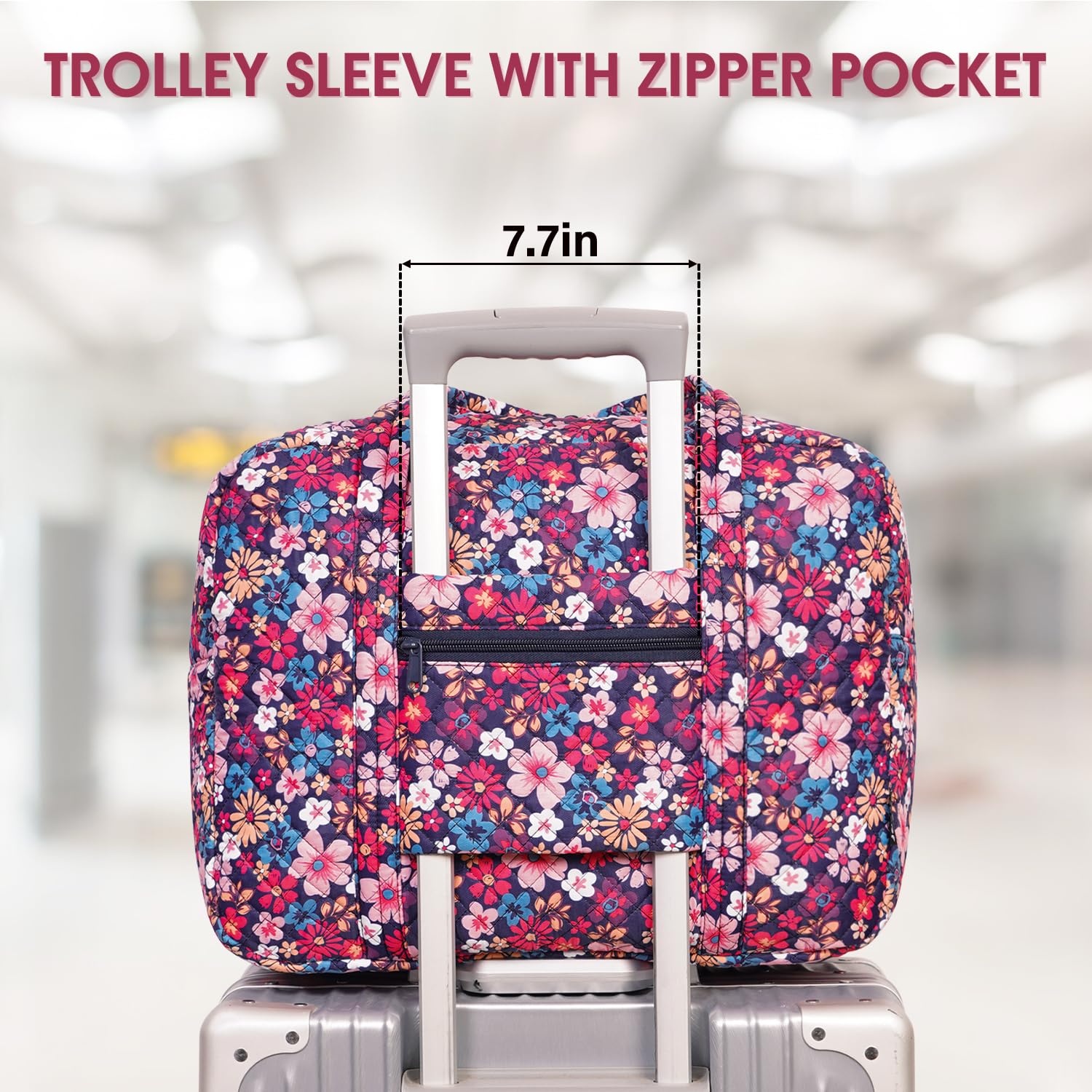 Waterproof Travel Duffel Bag for Women - 25L Gym Bag with Laptop Compartment, Carry-On Luggage for Weekend Trips & Sports Activities | Perfect for Workouts, Yoga, Beach Getaways & Business Travel