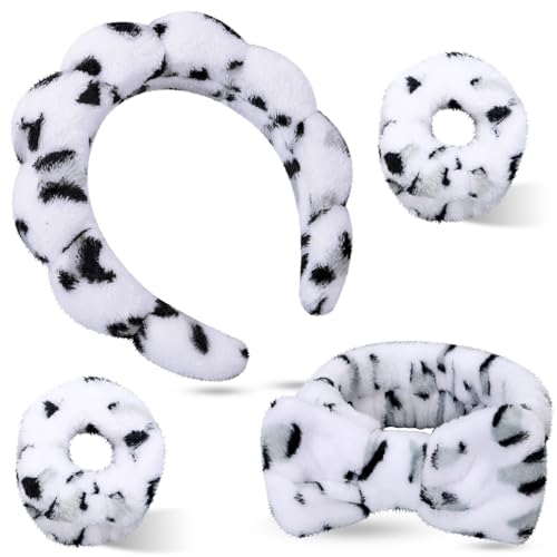 White leopard print