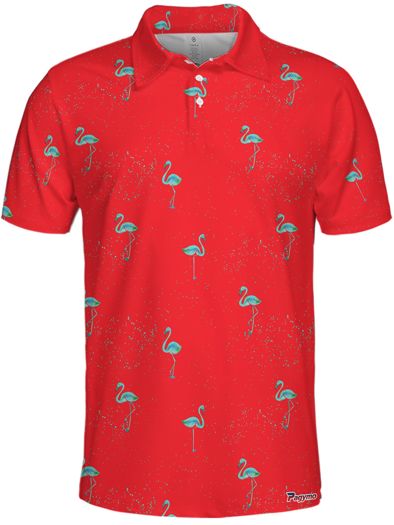 PAGYMO Funny & Crazy Golf Shirts for Men - Breathable Performance Polo Shirts - Perfect Golf Gifts for Dad, Husband & Friends (Great for Golf Tournaments, Casual Wear & Father's Day)