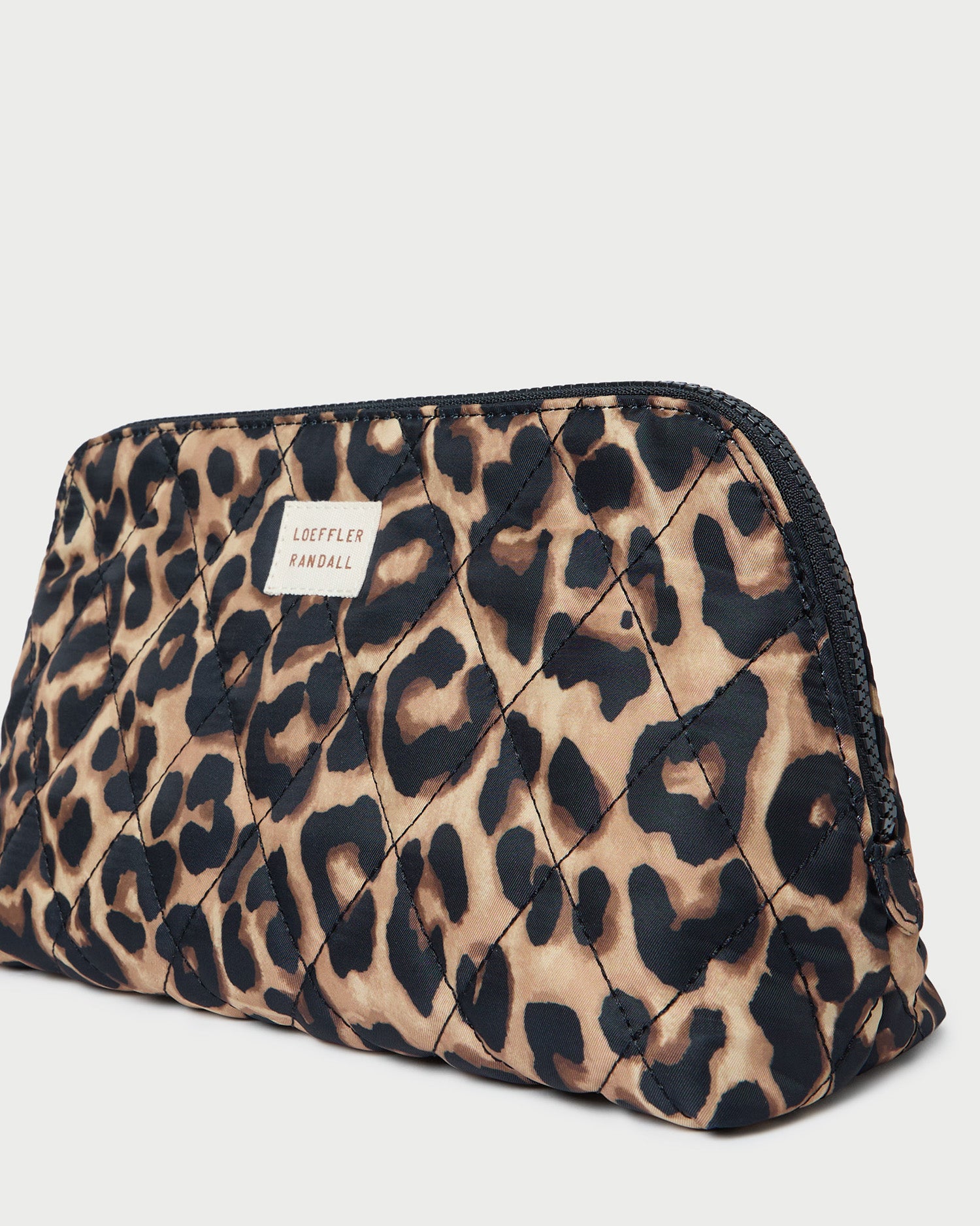 Frances Leopard Print Cosmetic Bag - Travel Makeup Organizer for Women, Waterproof & Stylish Toiletry Pouch - Perfect for Gym, Vacation & Daily Essentials Storage