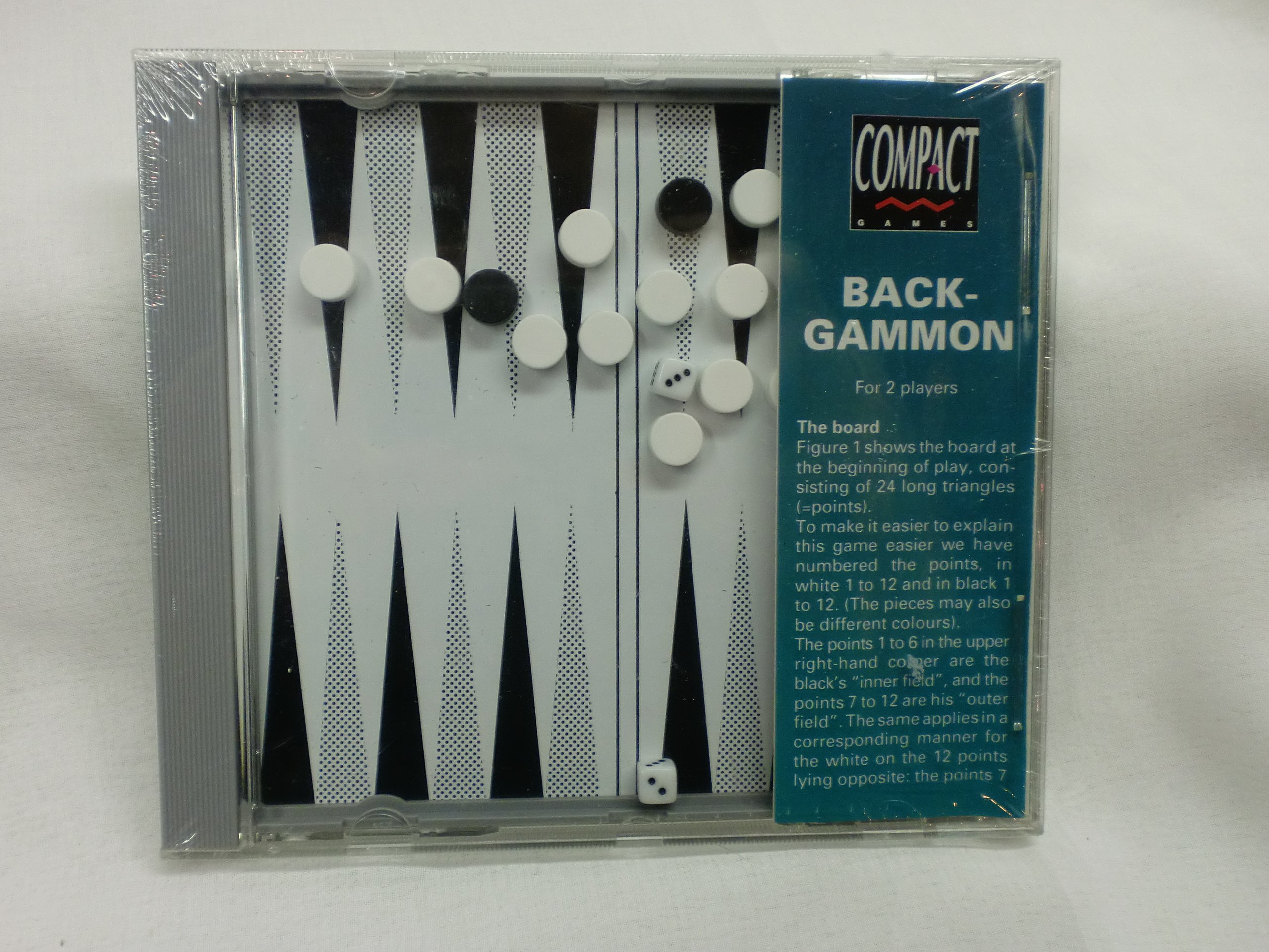 Portable Backgammon Set - Classic Board Game for Travel, Camping & Family Game Night | Compact & Lightweight