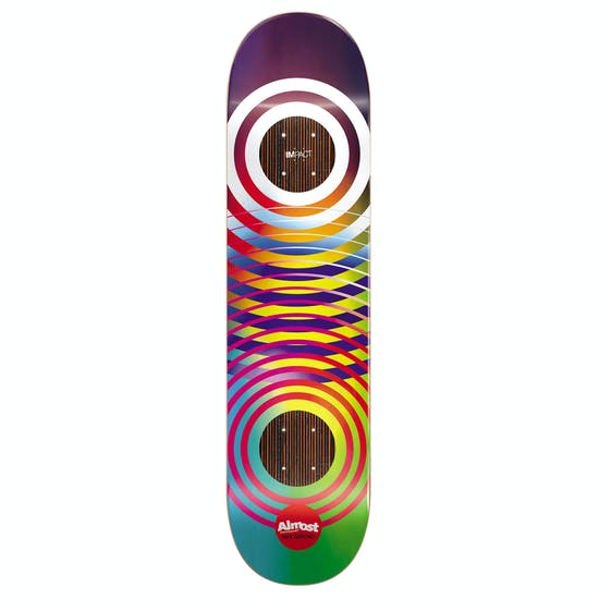 Almost Gradient Rings Impact Max Geronzi Deck 8.0 - Premium Skateboard Deck for Street & Park Riding - Perfect for Tricks, Commuting & Skateboarding Enthusiasts