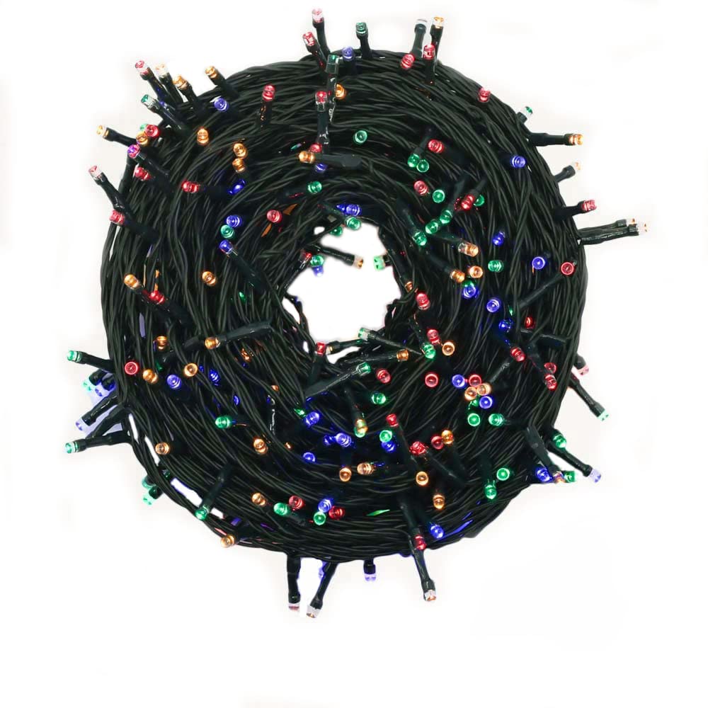 YASENN 300LED 99Ft Outdoor Christmas String Lights - Connectable Fairy Lights with 8 Lighting Modes & Timer for Garden, Tree, Patio Decor (Multicolor) | Perfect for Holiday, Wedding, Party & Landscape Lighting