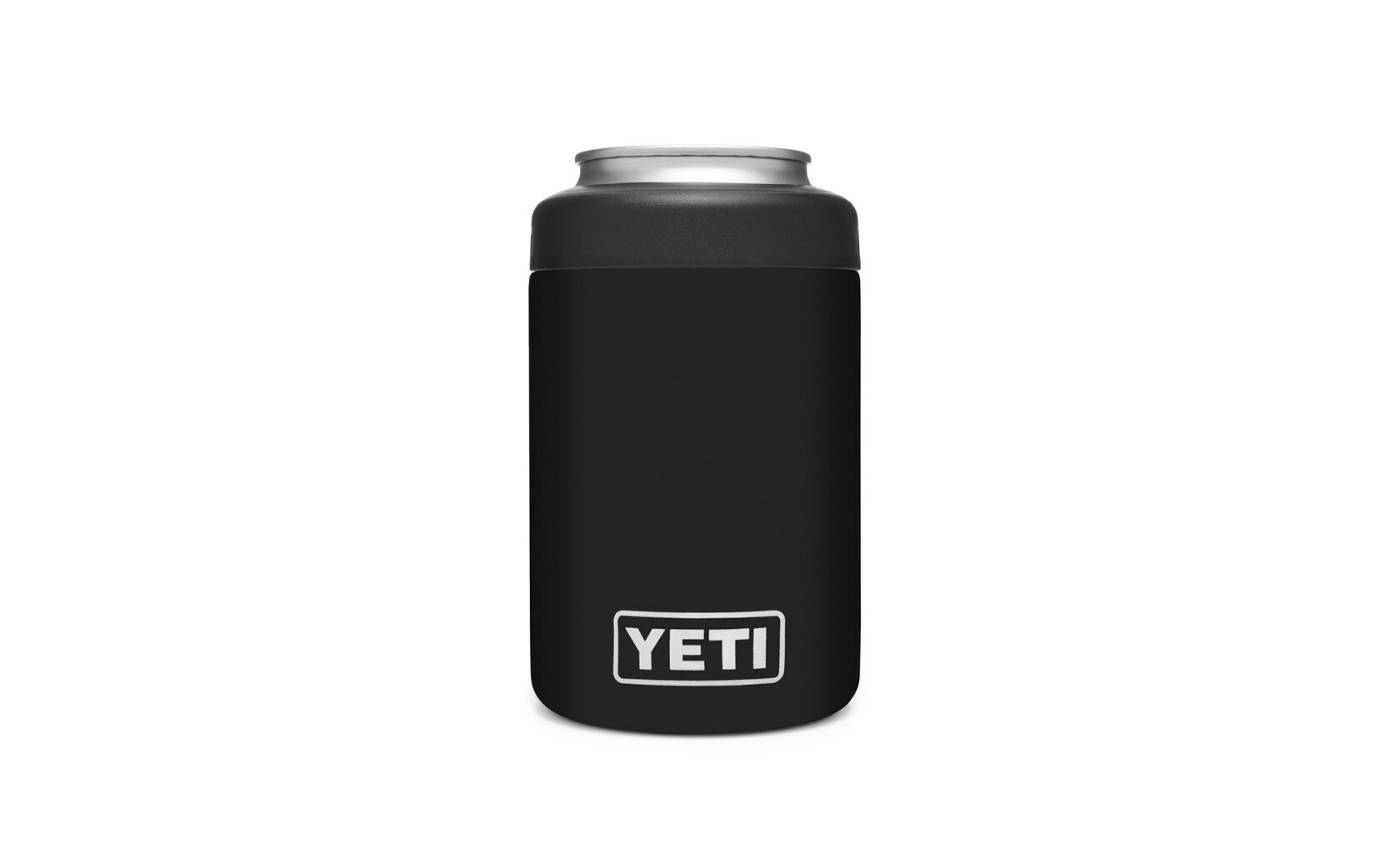 Yeti Rambler Colster Can Insulator - Vacuum Insulated, Leak-Proof Stainless Steel Beer Can Cooler for Camping, Tailgating & Outdoor Adventures (Black)