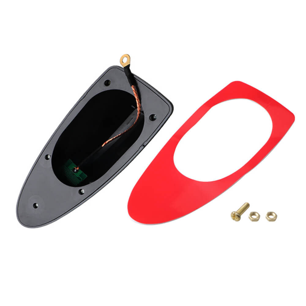 Universal Car Shark Fin Antenna - Waterproof ABS Replacement Antenna for Vehicles - Enhances FM/AM Radio Signal Reception - Perfect for Sedans, SUVs & Trucks