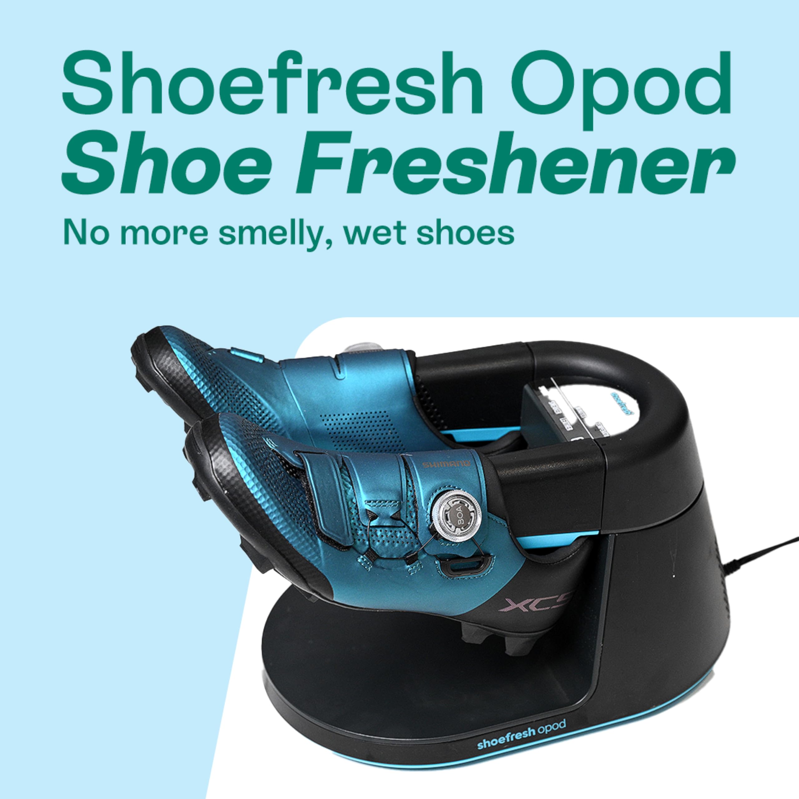 Shoefresh Electric Shoe Deodorizer & Boot Dryer - Eliminates Shoe Odor Quickly - Portable Shoe and Glove Dryer for Home, Gym, and Outdoor Use