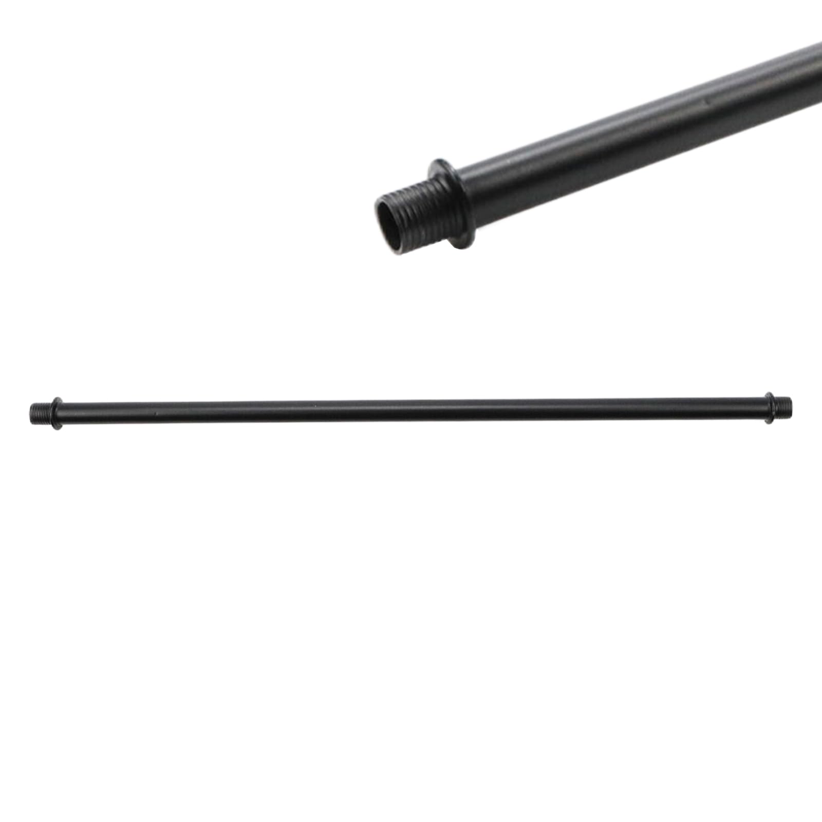 KUMGROT 6-Pack Black Finish Lamp Rod Kit with Connectors - 11.81