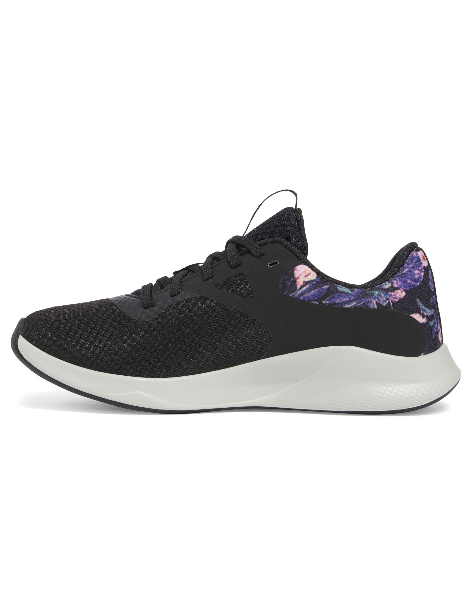 Charged Aurora 2+ Training Shoes for Men & Women - Black/Hydro Green/Metallic Warm Silver - Lightweight Gym & Cross Training Shoes for Workouts, Running & Fitness