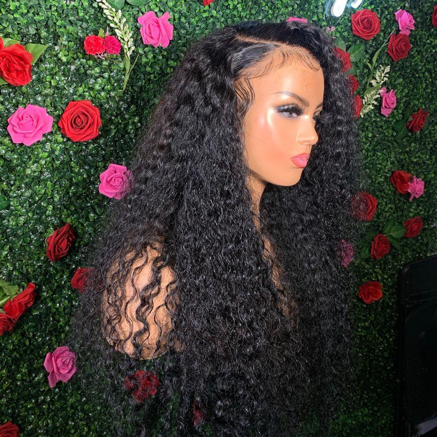 30 Inches Curly 13x4 Transparent Lace Full Frontal Wigs 180% Density - Free USA Shipping | Perfect for Daily Wear, Cosplay & Special Occasions