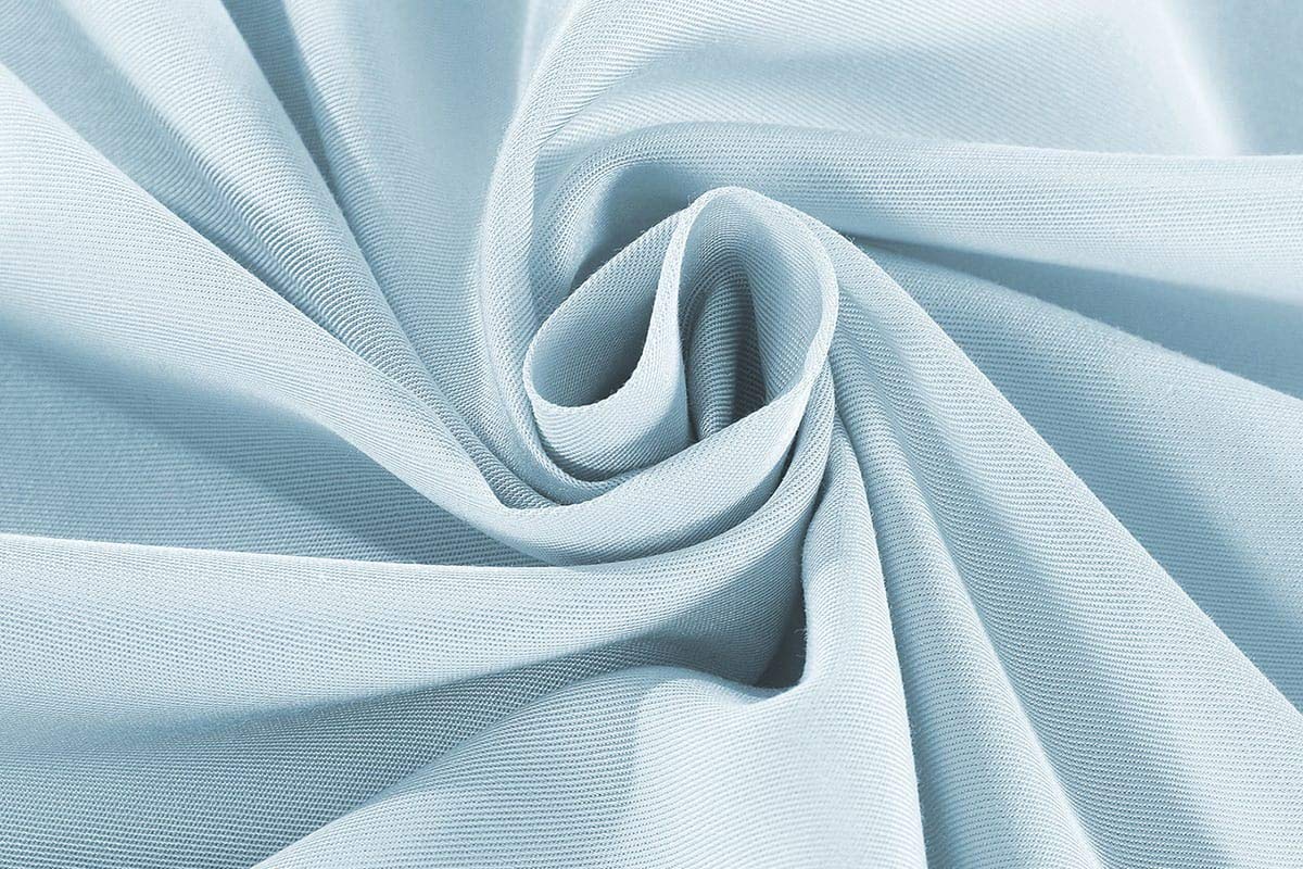 Premium 100% Cotton King Size Sheet Set - 400 Thread Count, Light Blue Solid - Long Staple Cotton for Ultimate Comfort & Durability - Perfect for Master Bedrooms, Guest Rooms & Luxury Hotels