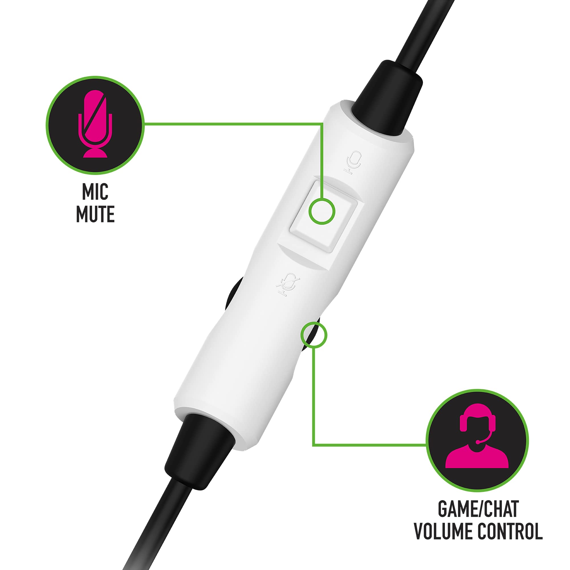 Wireless Gaming Headset with Stand - Noise Cancelling Mic, Comfortable Ear Cushions for PC/PS5/Xbox (White & Black Graffiti Design) - Perfect for Esports, Streaming & Late-Night Gaming Sessions
