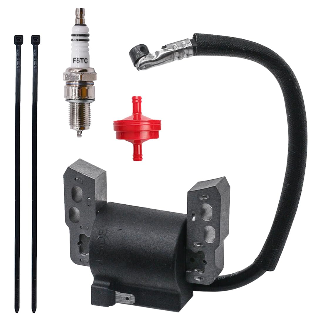 802574 Ignition Coil Replacement for 695711 493237 796964 492416 - Compatible with Armature Magneto Engines & Spark Plug - Perfect for Small Engine Repair, Lawn Mowers, Generators and Outdoor Power Equipment