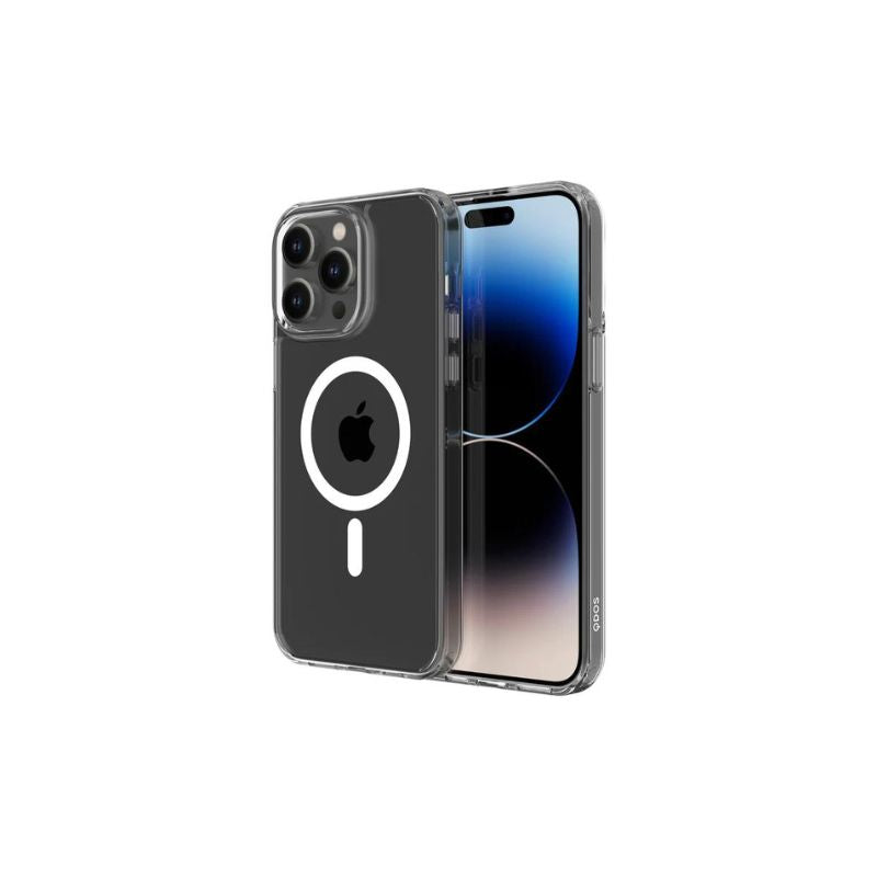 QDOS HYBRID SNAP Case for iPhone 14 Plus - Clear Transparent Protective Cover | Perfect for Everyday Use, Travel & Outdoor Activities