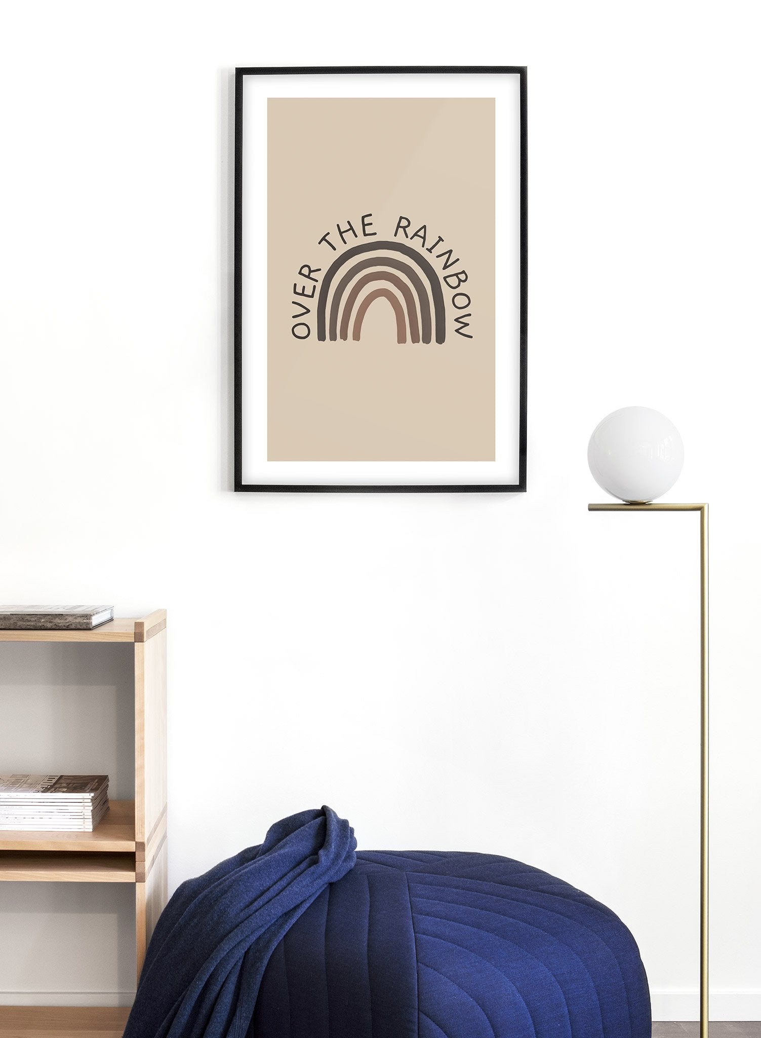Over the Rainbow Inspirational Poster - Motivational Wall Art for Home, Office & Classroom Decor - Perfect for Bedroom, Living Room & Study Space