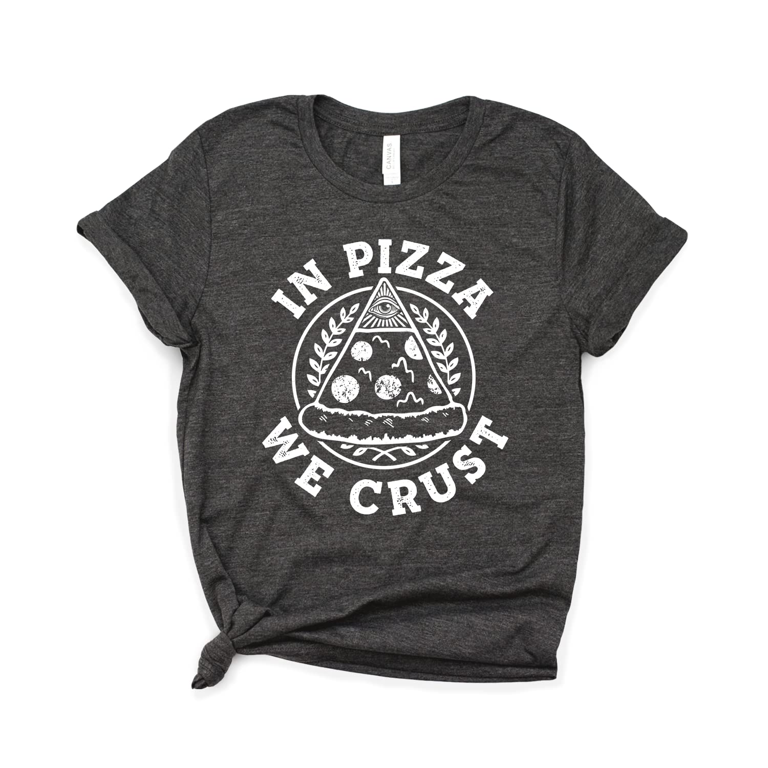 Funny Pizza Lover T-Shirt - 'In Pizza We Crust' Unisex Tee - Perfect Gift for Him, Her & Foodies - Ideal for Pizza Parties, Date Nights & Food Bloggers