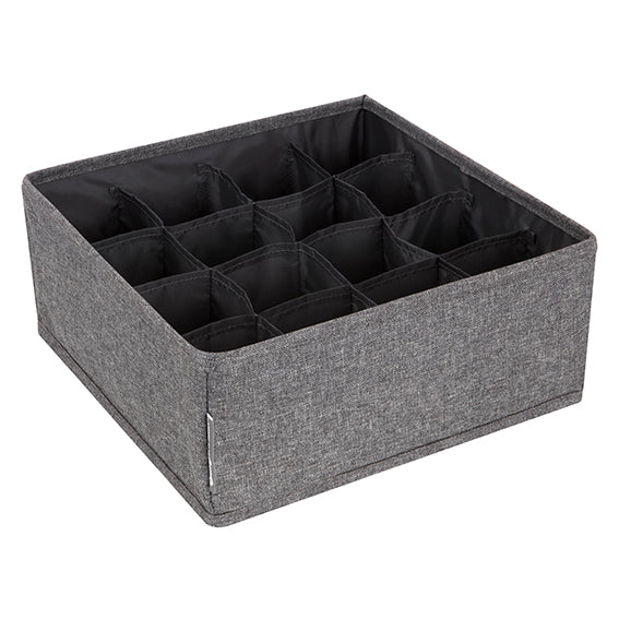 16 Compartment Drawer Organizer - Expandable Storage for Kitchen, Office & Bathroom - Perfect for Utensils, Makeup & Small Items