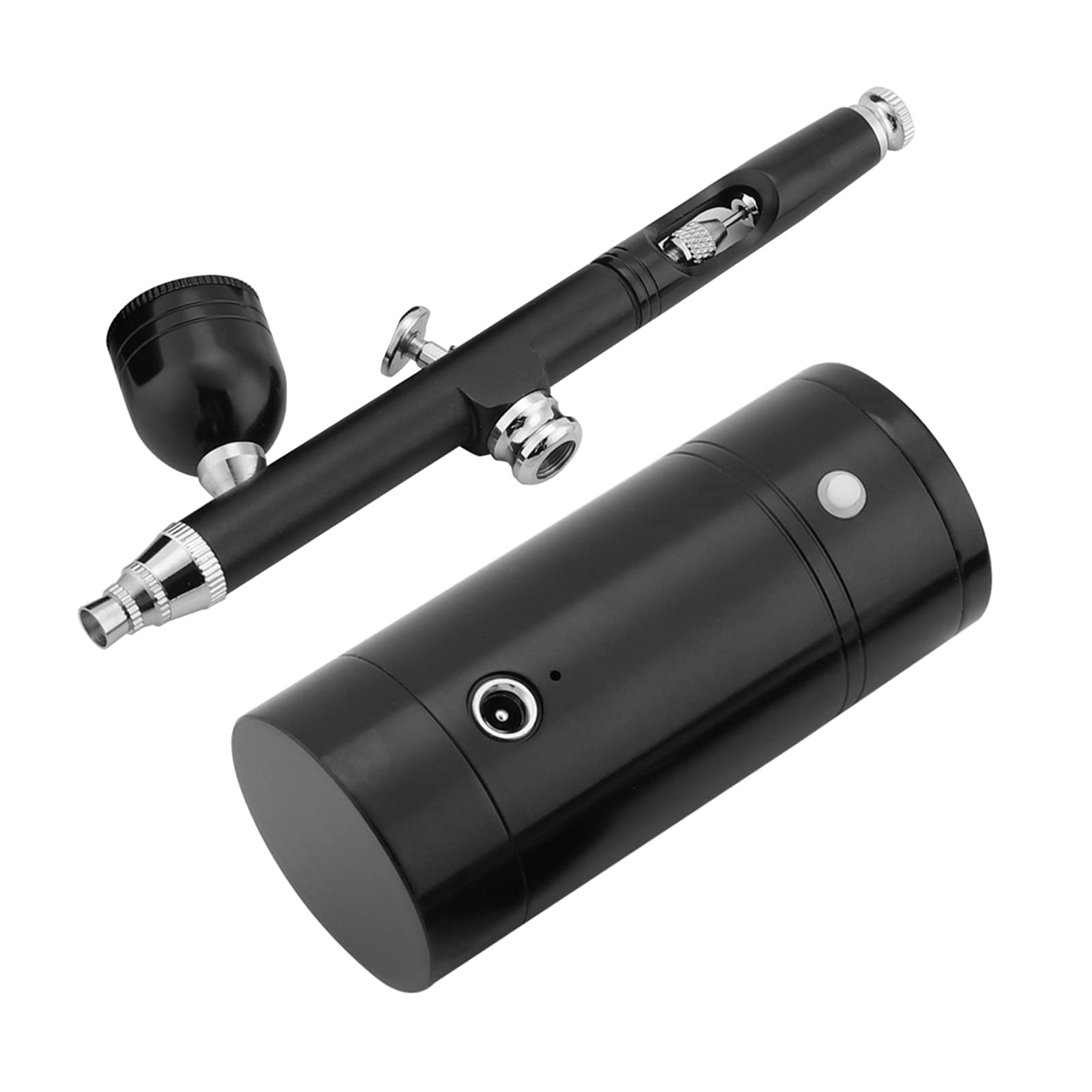 FIYO 0.3mm Professional Airbrush Kit with Mini Compressor - USB Rechargeable Portable Spray Gun for Painting, Makeup & Nail Art | Perfect for Home DIY, Tattoo Practice & Cake Decorating