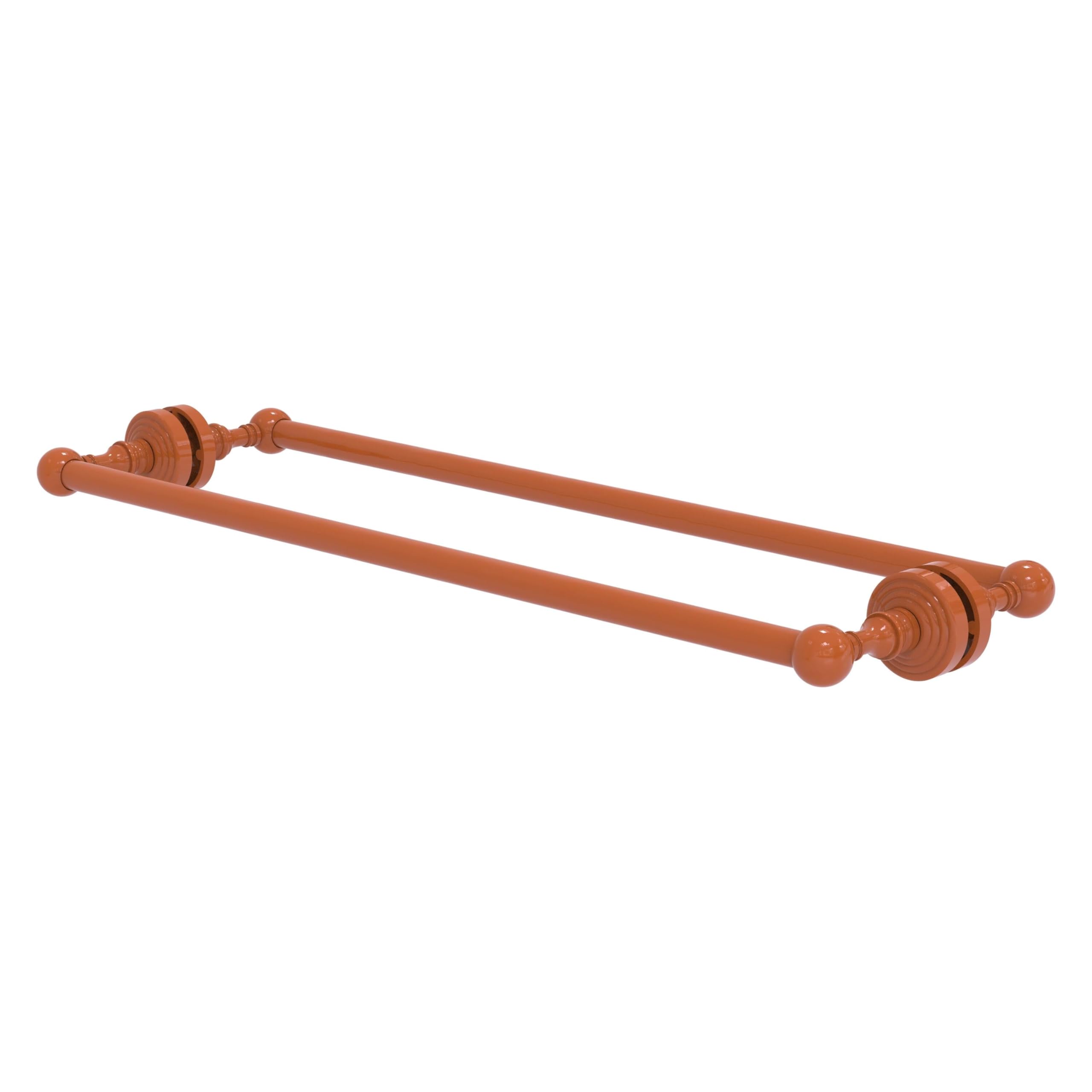 Waverly Place Collection Back to Back Shower Door Towel Bar - Chrome Finish Bathroom Accessory for Spa-Like Shower Experience