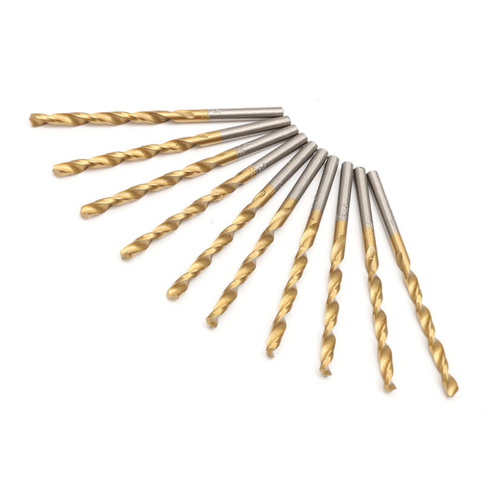 KIRANDY 99-Piece Titanium Coated HSS Twist Drill Bit Set (1.5-10mm) for Wood, Metal & Plastic - Durable Drill Bits with Storage Case | Perfect for DIY Projects, Home Repairs & Professional Use