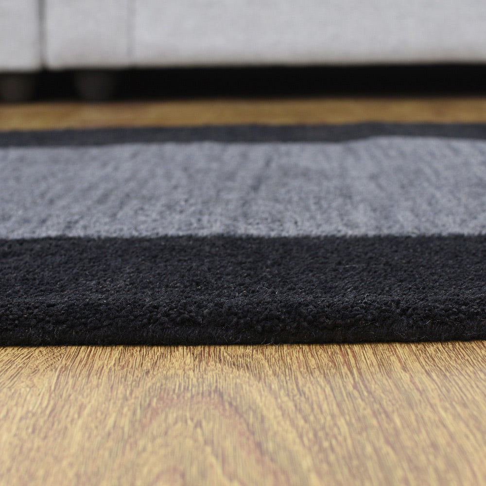 Premium Hand Tufted Area Rug - Soft Modern Boho Chic Carpet for Living Room, Bedroom, Nursery - Non-Slip Eco-Friendly Floor Decor (5'x7', Gray) | Perfect for Home Decor, Office Spaces & Cozy Reading Nooks