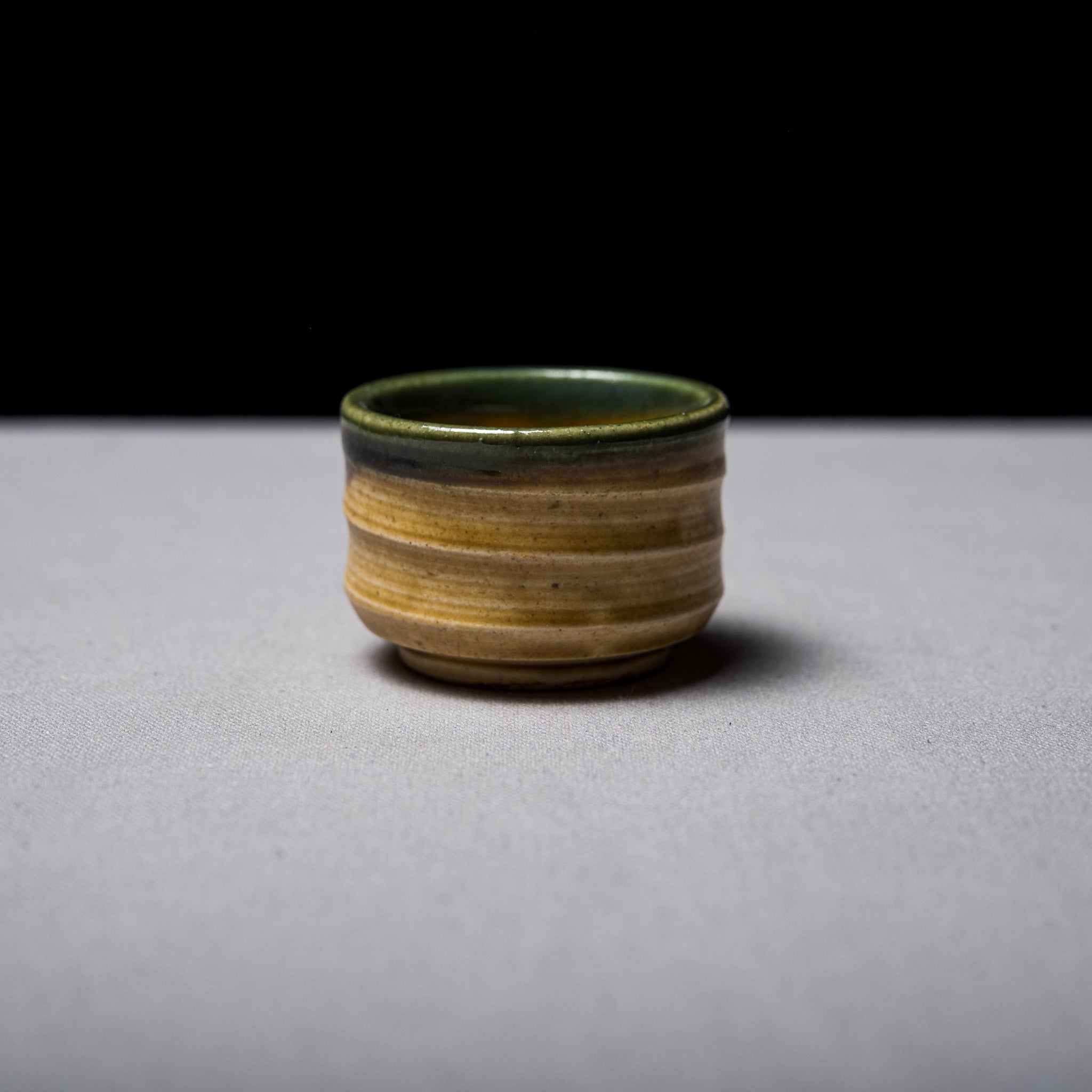 Handmade Japanese Oribe Pottery Sake Cup - Traditional Ceramic Guinomis for Authentic Sake Tasting Experience - Perfect for Japanese Tea Ceremonies, Sake Pairing Dinners & Cultural Gift Giving